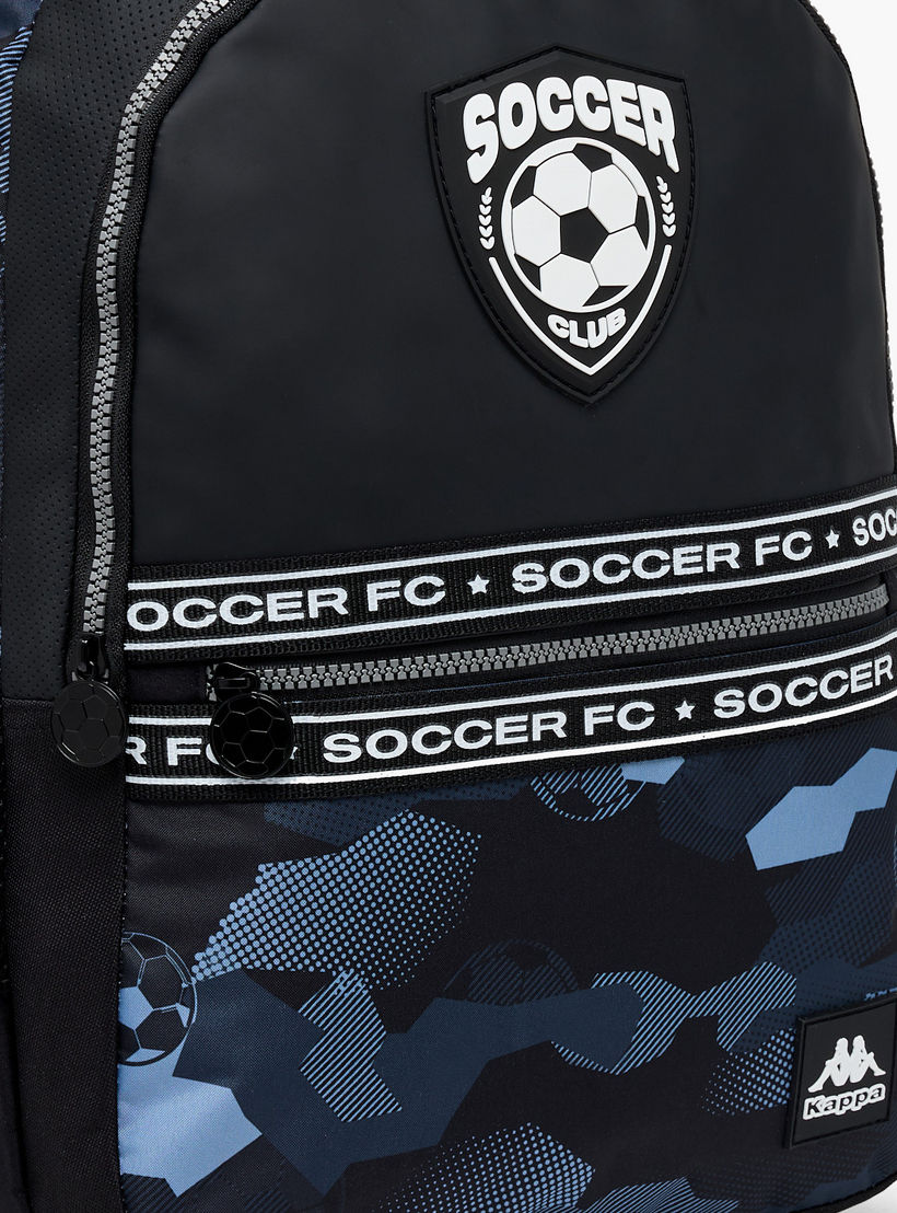 Kappa Printed Backpack for Kids 13+ Years with Cushioned Straps-boys-accessories-bagsandbackpacks-image-4