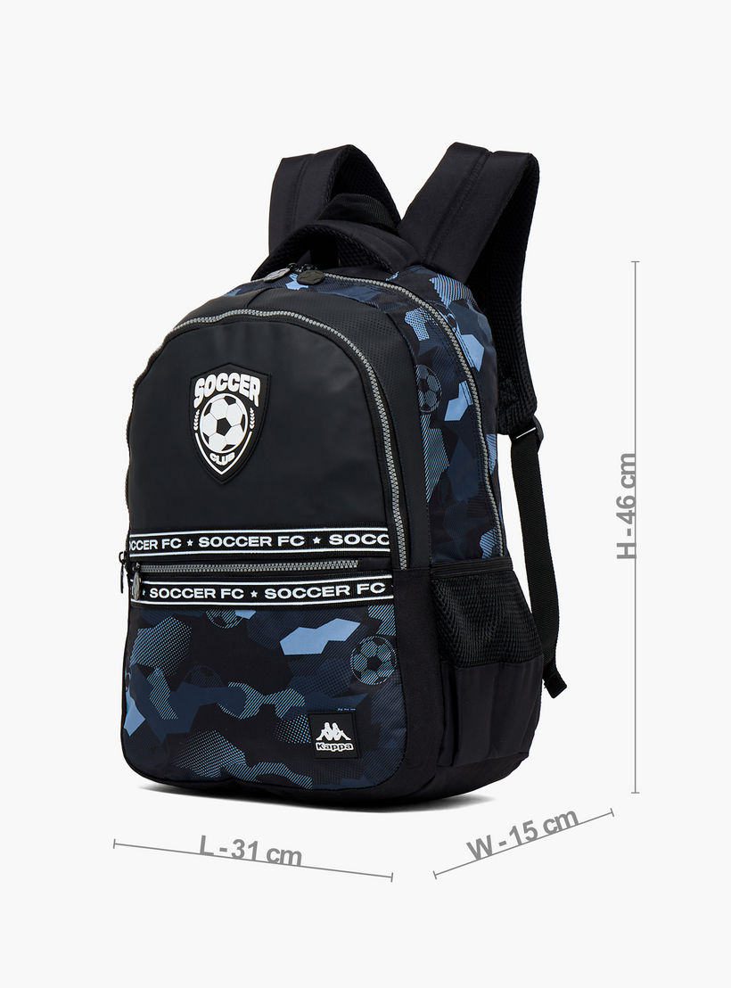 Kappa Printed Backpack for Kids 13+ Years with Cushioned Straps-boys-accessories-bagsandbackpacks-image-6