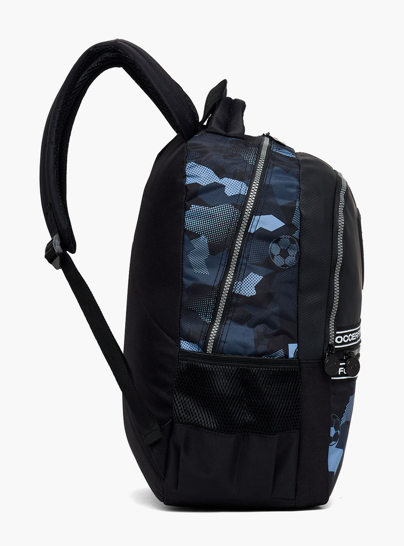 Kappa Printed Backpack for Kids 13+ Years with Cushioned Straps-boys-accessories-bagsandbackpacks-image-7