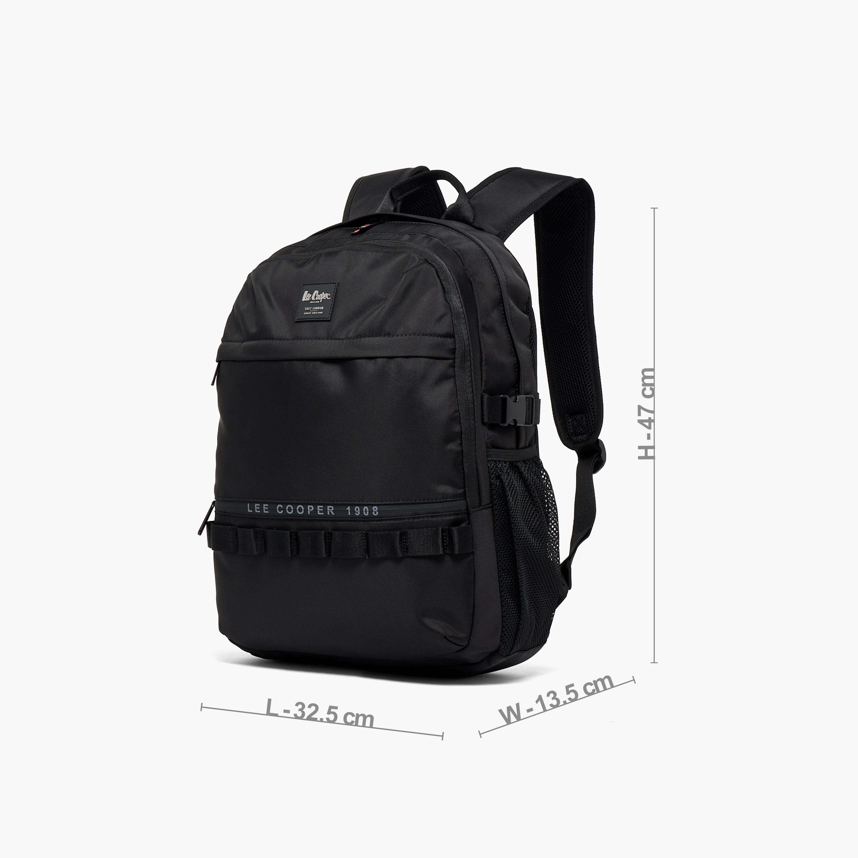 Lee Cooper Logo Print Backpack for Kids 13+ Years with Padded Laptop Sleeve-boys-accessories-bagsandbackpacks-image-6