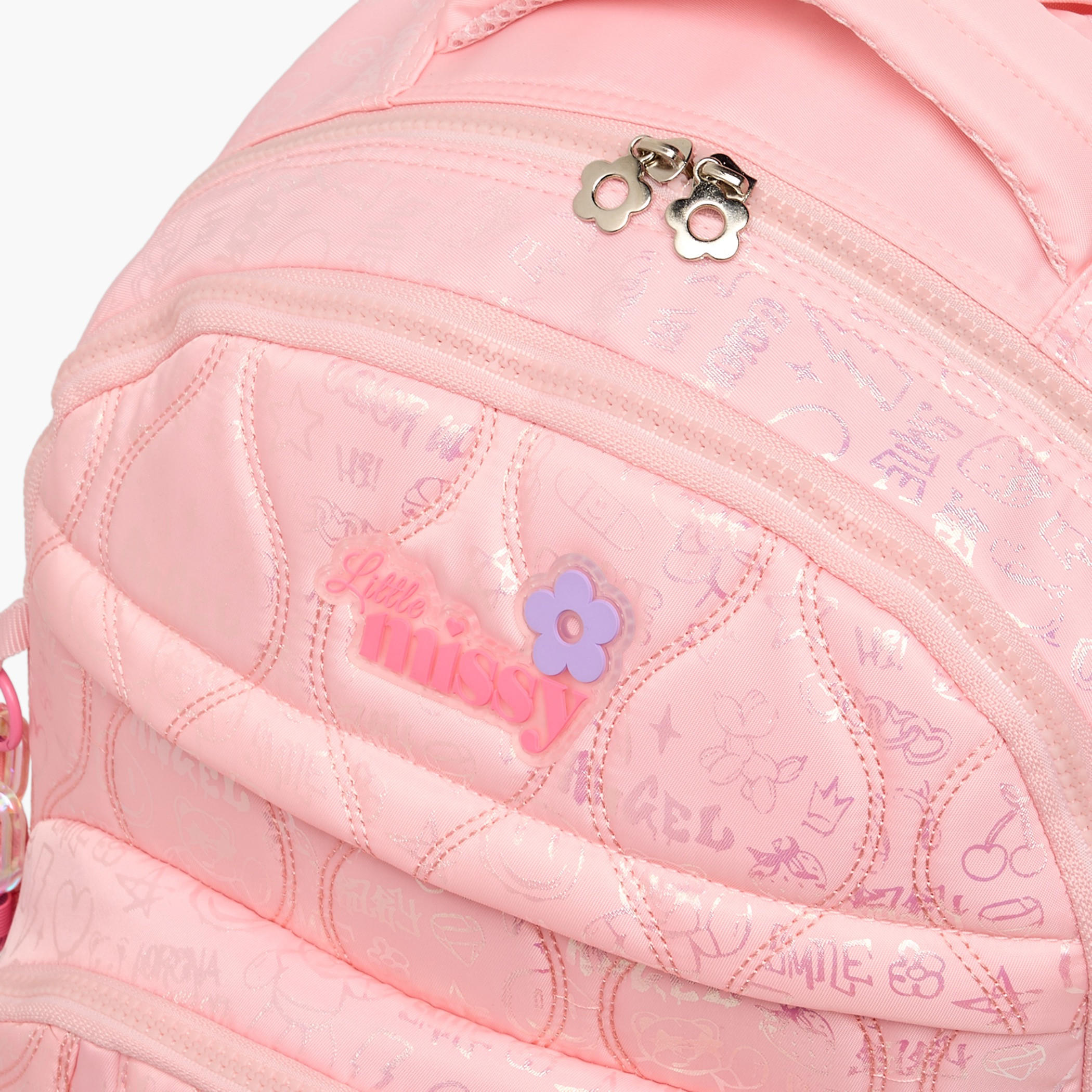 Little Missy Printed Backpack for Girls 13+ Years with Padded Laptop Sleeve-school-bagsandbackpacks-backpacks-image-3