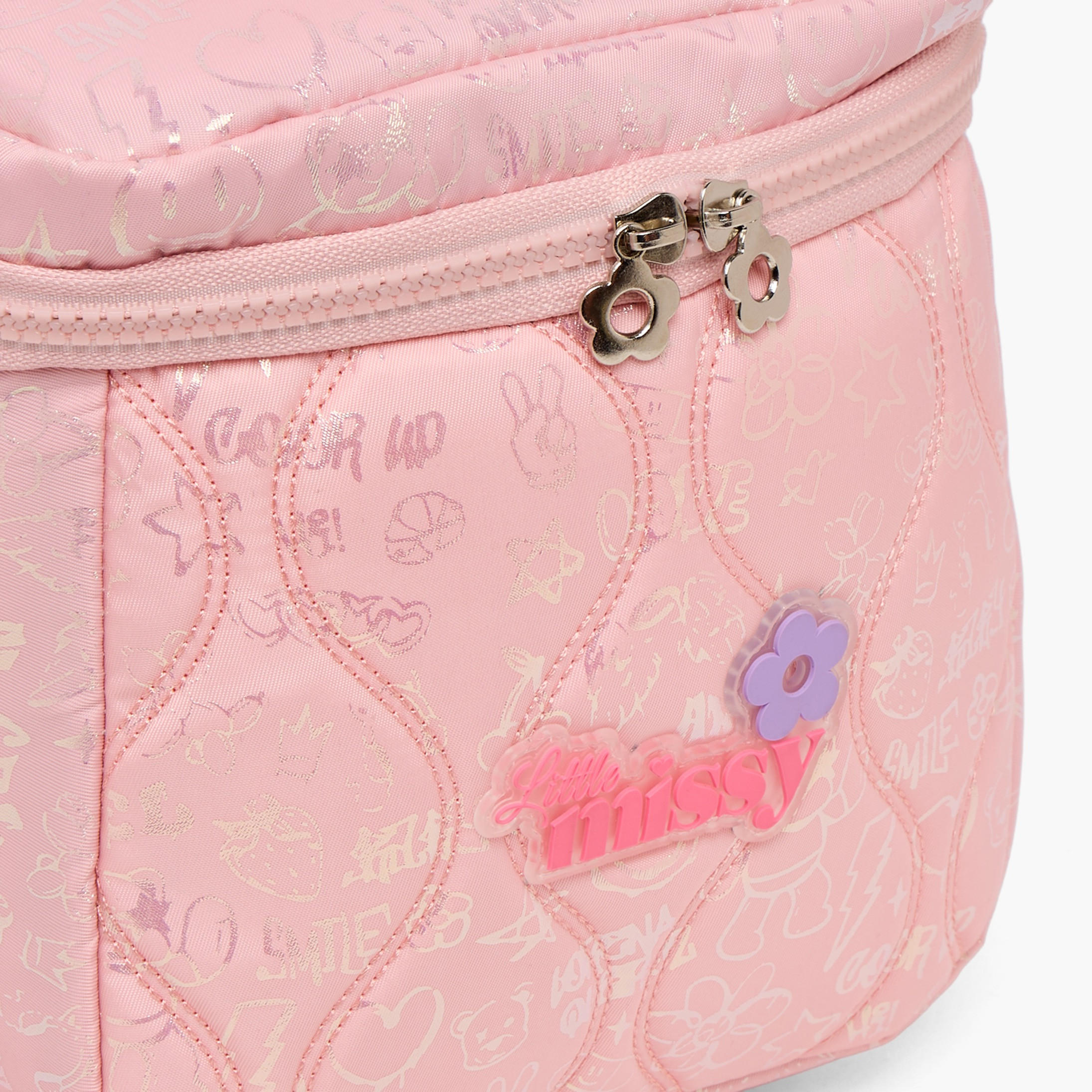 Little Missy Quilted Lunch Bag for Girls 13 Years+ with Detachable Strap-school-lunchessentials-lunchbags-image-4