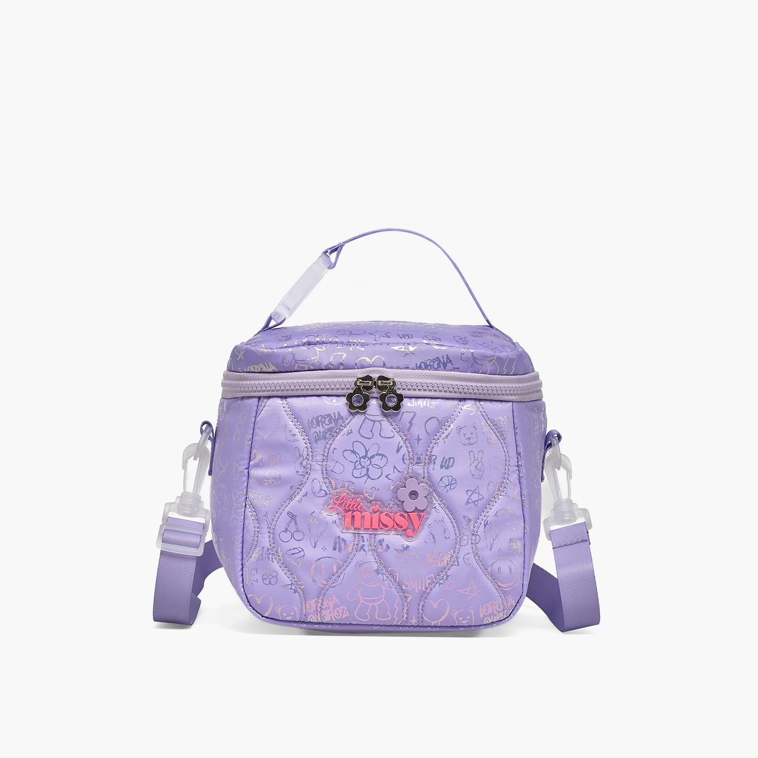 Little Missy Quilted Lunch Bag for Girls 13 Years+ with Detachable Strap-school-lunchessentials-lunchbags-image-1