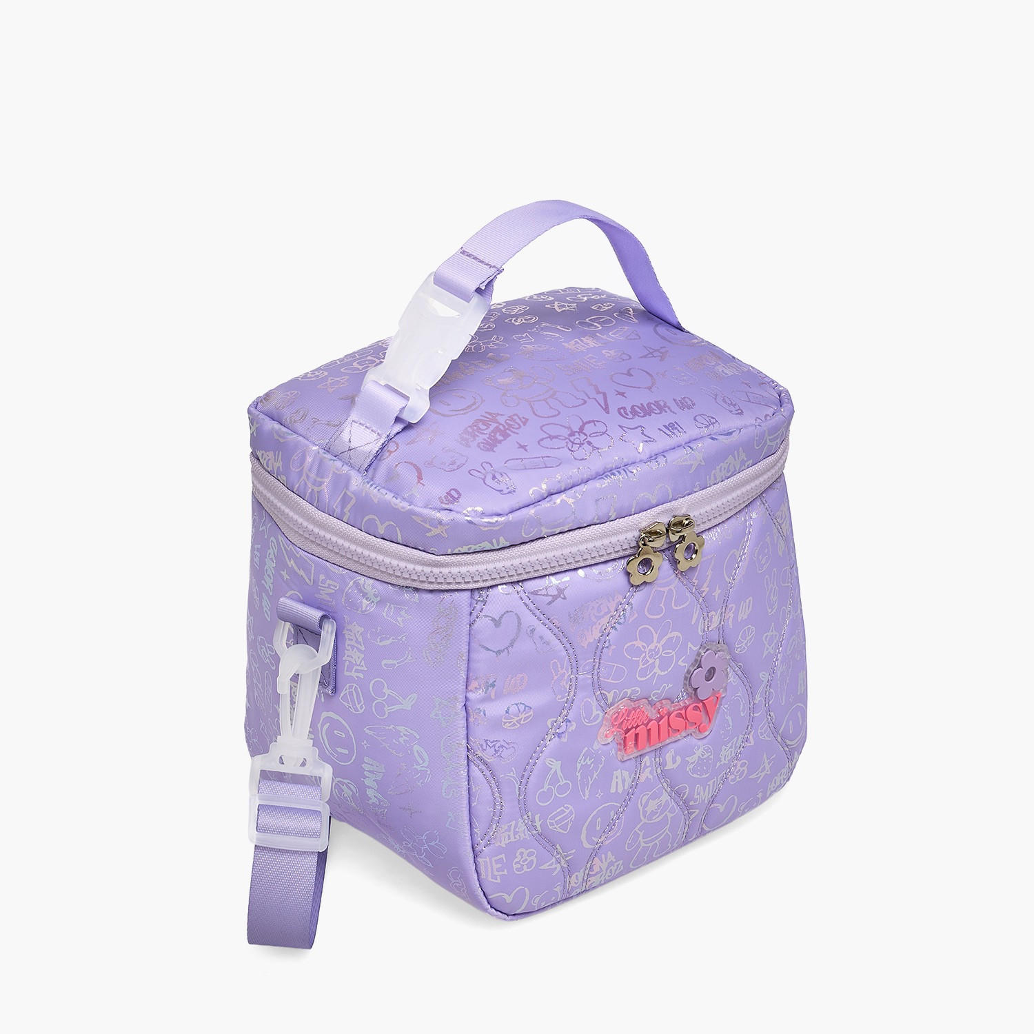 Little Missy Quilted Lunch Bag for Girls 13 Years+ with Detachable Strap-school-lunchessentials-lunchbags-image-2