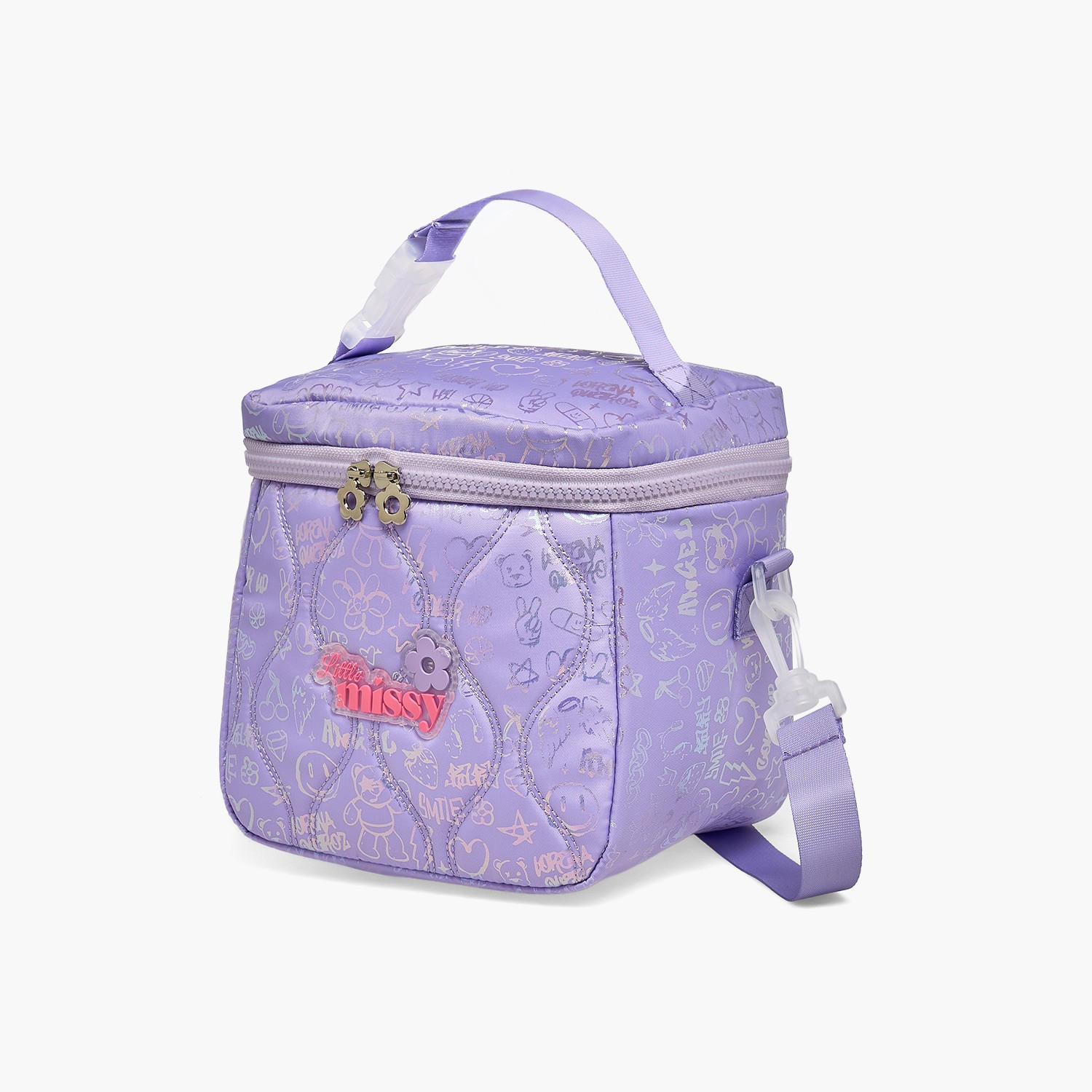 Little Missy Quilted Lunch Bag for Girls 13 Years+ with Detachable Strap-school-lunchessentials-lunchbags-image-7