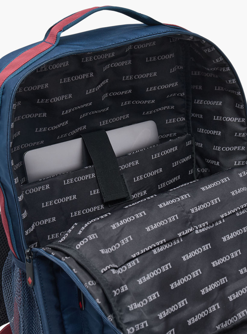 Lee Cooper Logo Print 3-Piece School Backpack for Kids 13+ Years with Lunch Bag and Pouch-school-bagsandbackpacks-backpacks-image-6