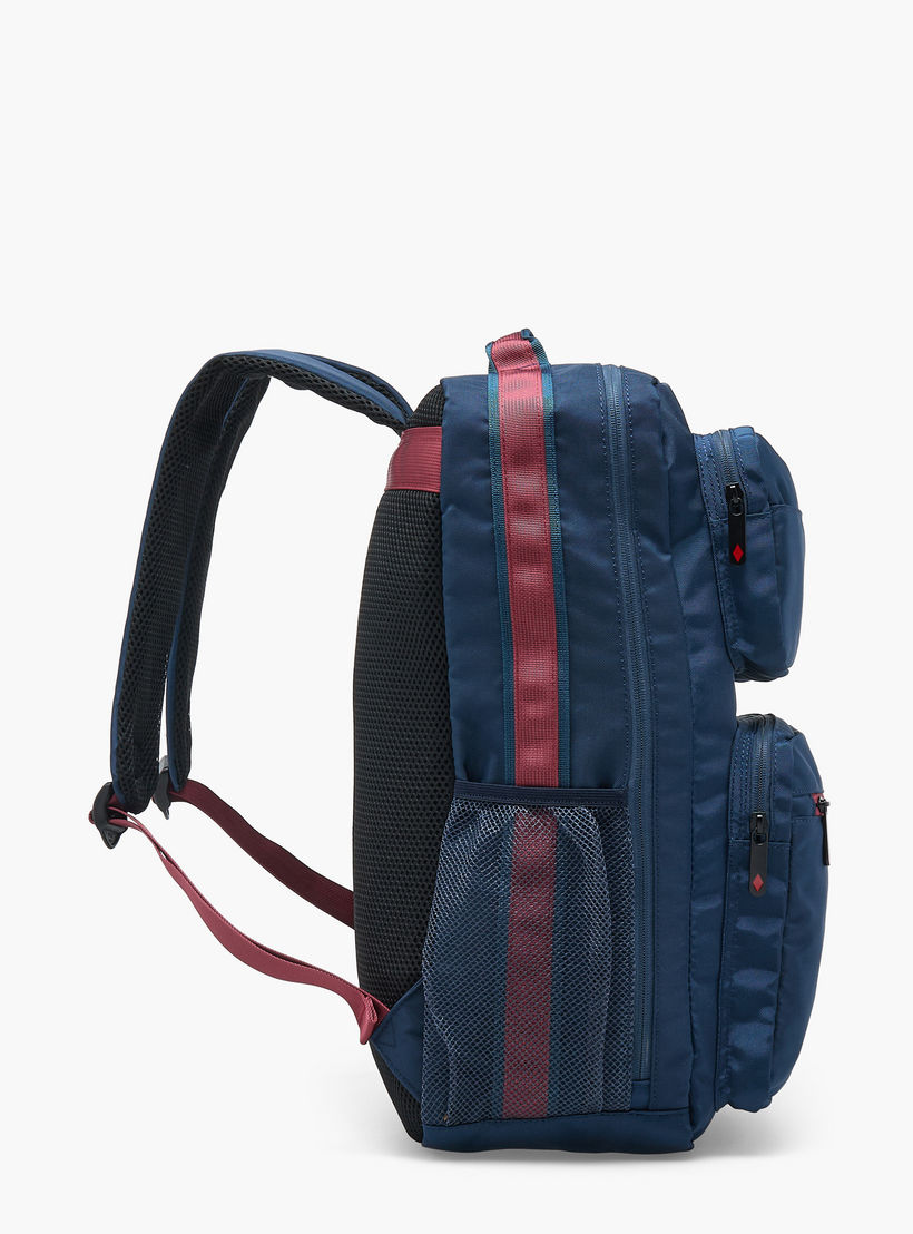 Lee Cooper Logo Print 3-Piece School Backpack for Kids 13+ Years with Lunch Bag and Pouch-school-bagsandbackpacks-backpacks-image-8