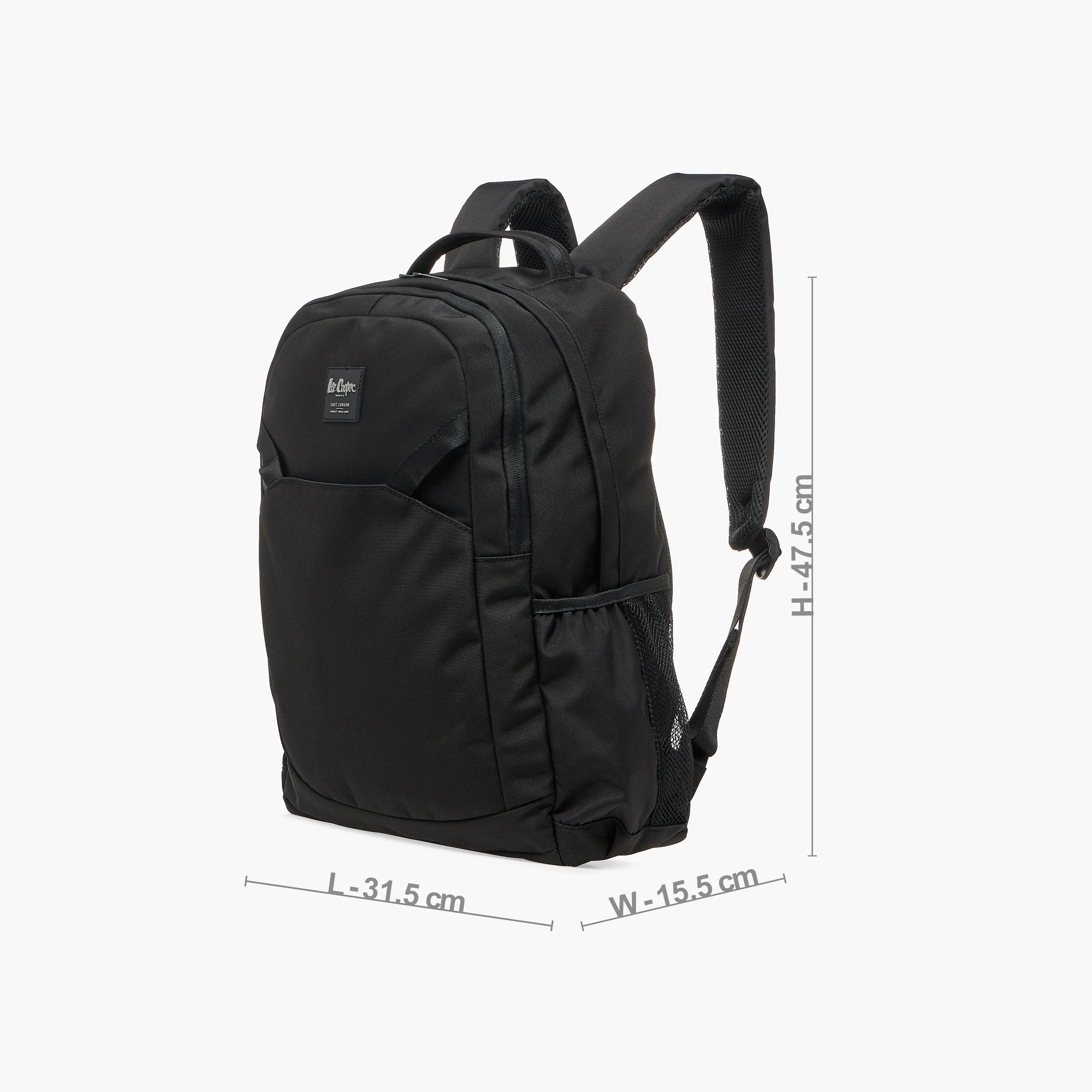Lee Cooper Solid School Backpack for Kids 13 Years with Padded Shoulder Straps-boys-accessories-bagsandbackpacks-image-3