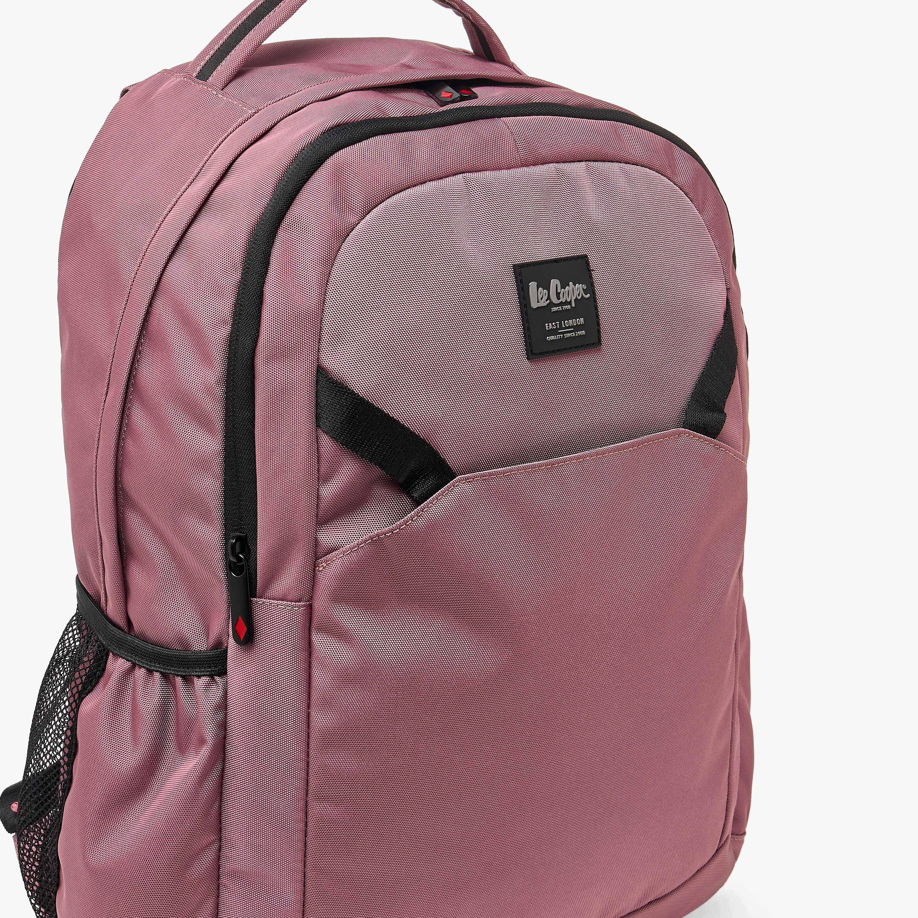 Lee Cooper Solid School Backpack for Kids 13 Years with Padded Shoulder Straps-boys-accessories-bagsandbackpacks-image-2