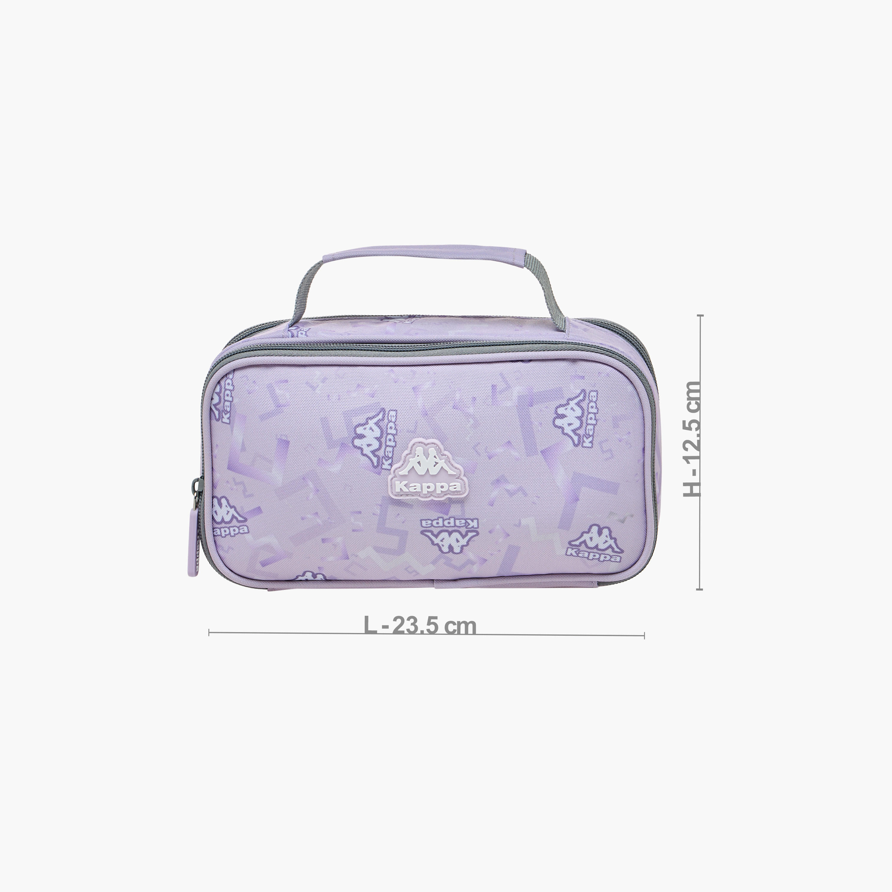 Kappa Logo Print 3-Piece School Trolley Bag Set for Kids 13 Years+ with Lunch Bag and Pencil Pouch-school-bagsandbackpacks-trolleybags-image-9
