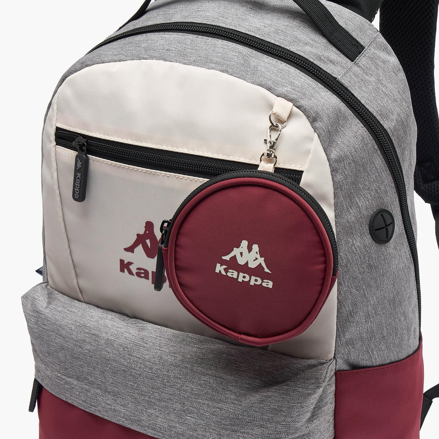 Kappa Colourblock Backpack for Kids 13 Years+ with Detachable Pouch-boys-accessories-bagsandbackpacks-image-3