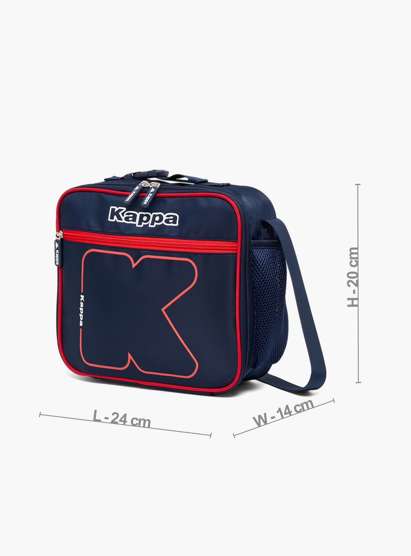Kappa Logo Print 3-Piece School Backpack Set for Kids 13 Years+ with Lunch Bag and Pencil Pouch-school-bagsandbackpacks-backpacks-image-11