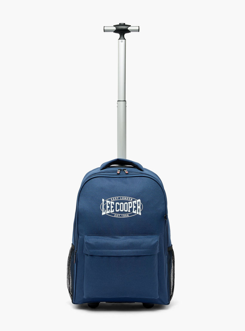 Lee Cooper Printed 3-Piece School Trolley Bag Set for Kids 13 Years+ with Lunch Bag and Pencil Pouch-school-bagsandbackpacks-backpacks-image-4