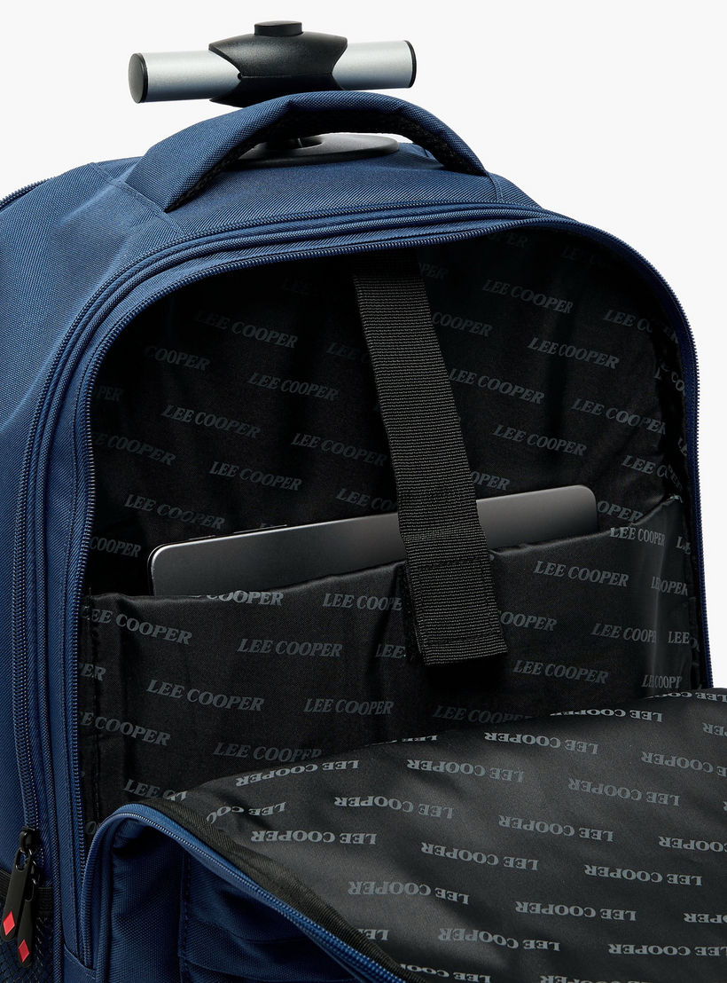 Lee Cooper Printed 3-Piece School Trolley Bag Set for Kids 13 Years+ with Lunch Bag and Pencil Pouch-school-bagsandbackpacks-backpacks-image-7