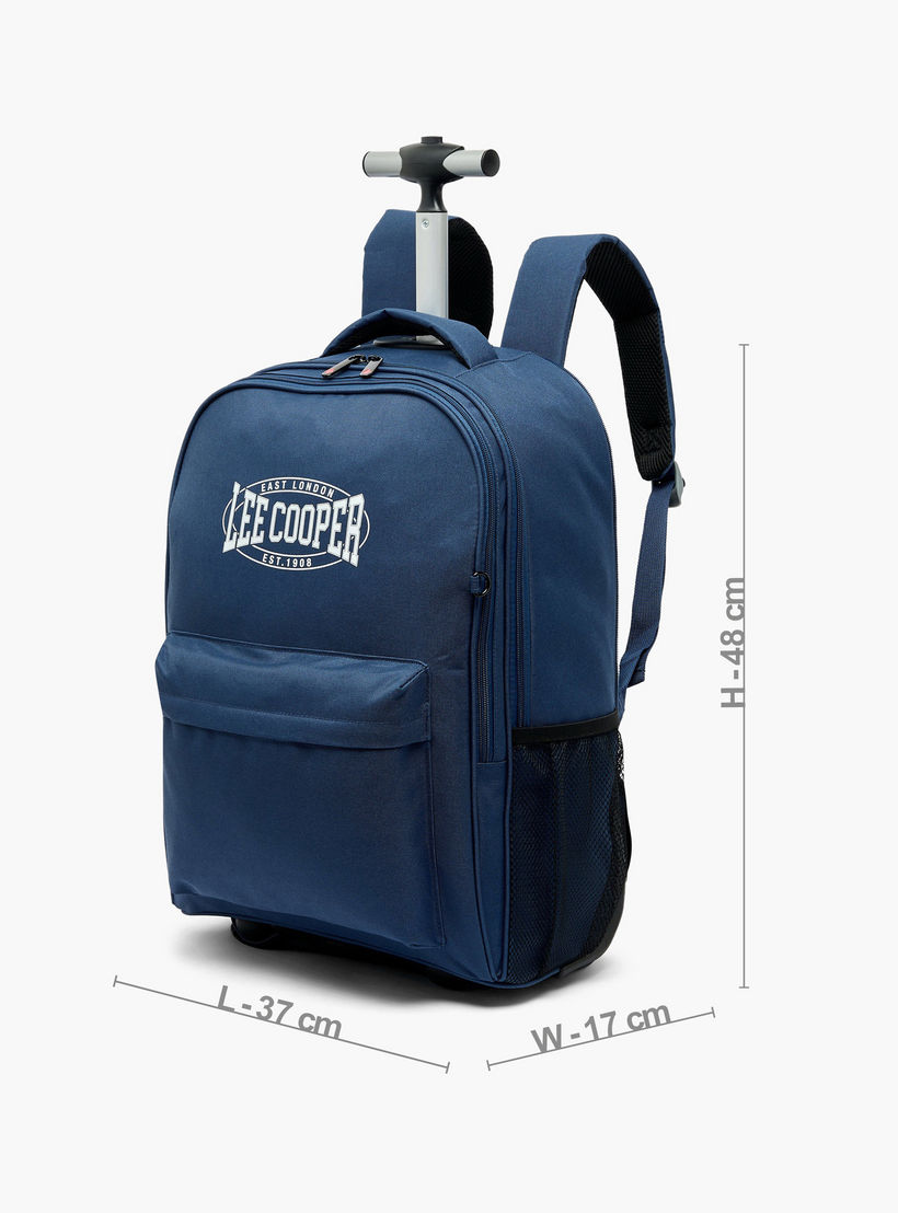 Lee Cooper Printed 3-Piece School Trolley Bag Set for Kids 13 Years+ with Lunch Bag and Pencil Pouch-school-bagsandbackpacks-backpacks-image-9