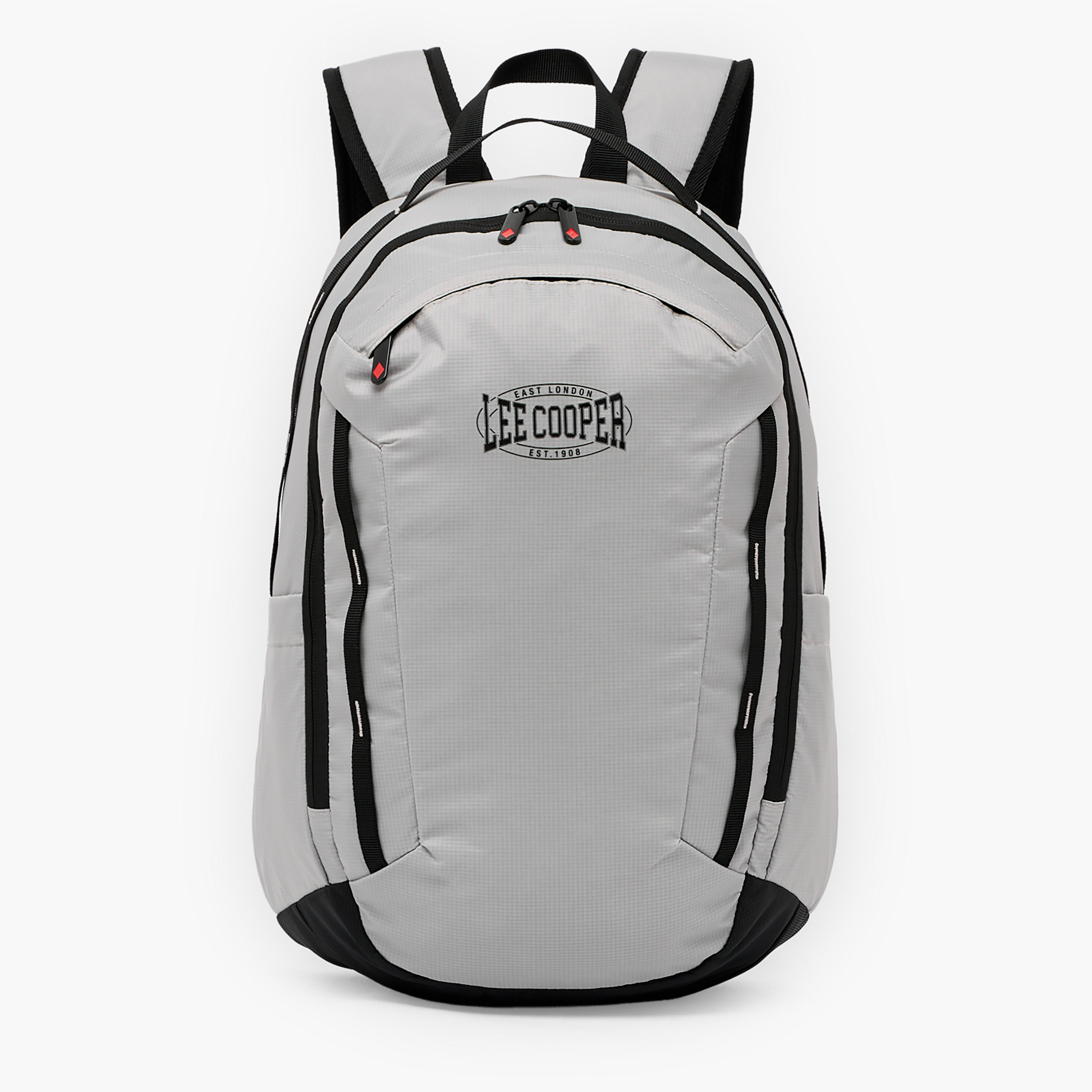 Lee Cooper Logo Print School Backpack for Kids 13 Years+ with Padded Shoulder Straps-boys-accessories-bagsandbackpacks-image-1