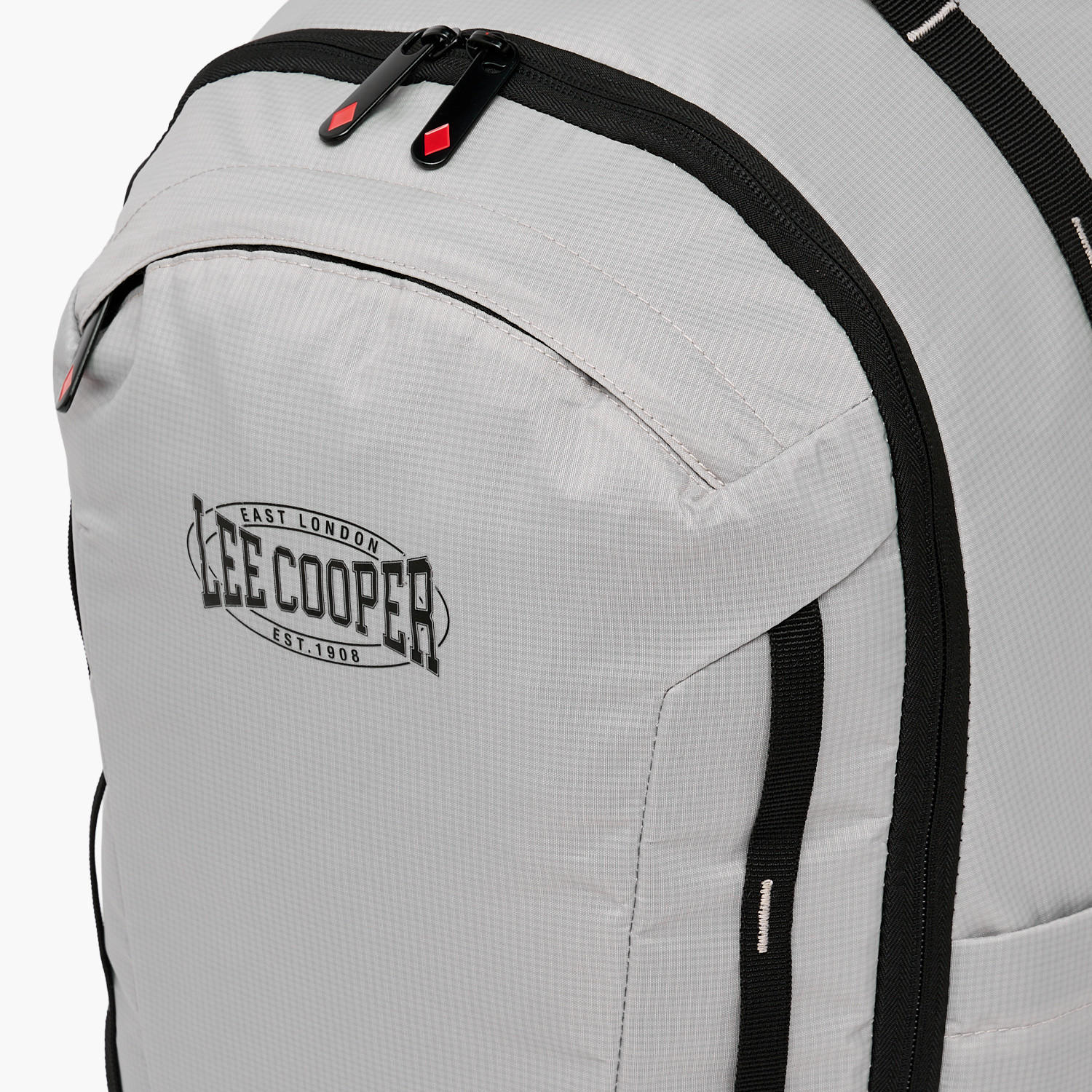 Lee Cooper Logo Print School Backpack for Kids 13 Years+ with Padded Shoulder Straps-boys-accessories-bagsandbackpacks-image-3