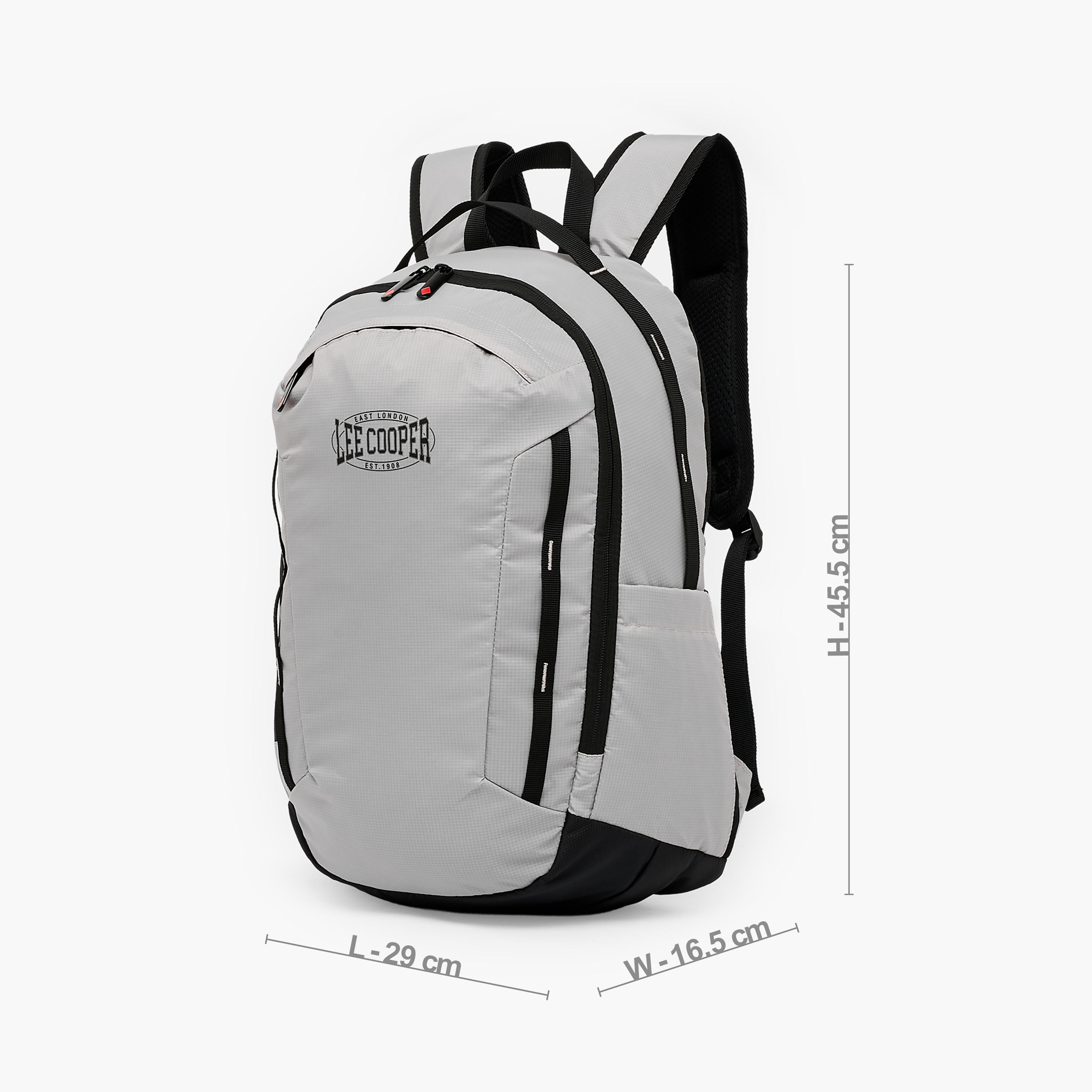 Lee Cooper Logo Print School Backpack for Kids 13 Years+ with Padded Shoulder Straps-boys-accessories-bagsandbackpacks-image-5
