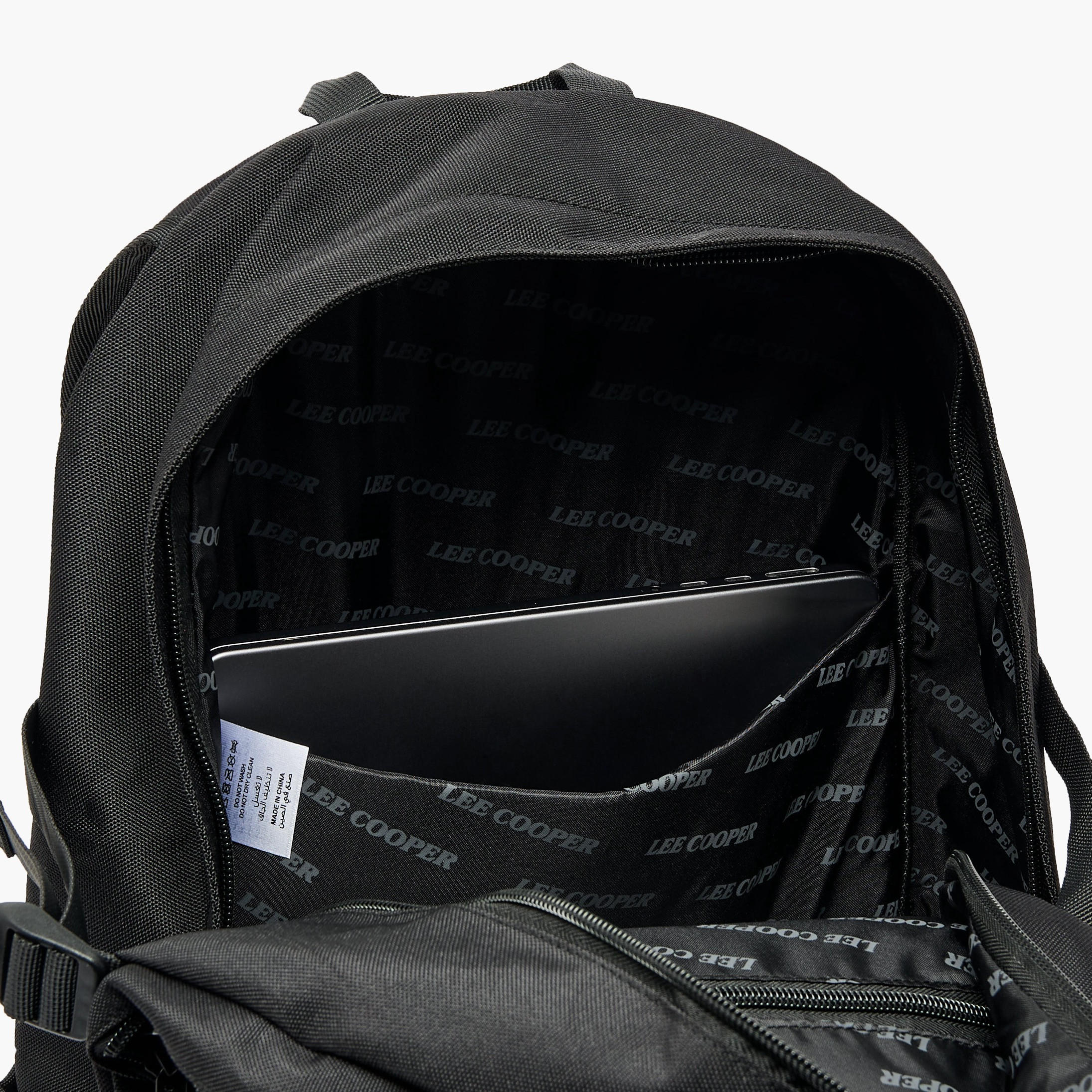 Lee Cooper Solid School Backpack for Kids 13 Years+ with Padded Shoulder Straps-boys-accessories-bagsandbackpacks-image-4