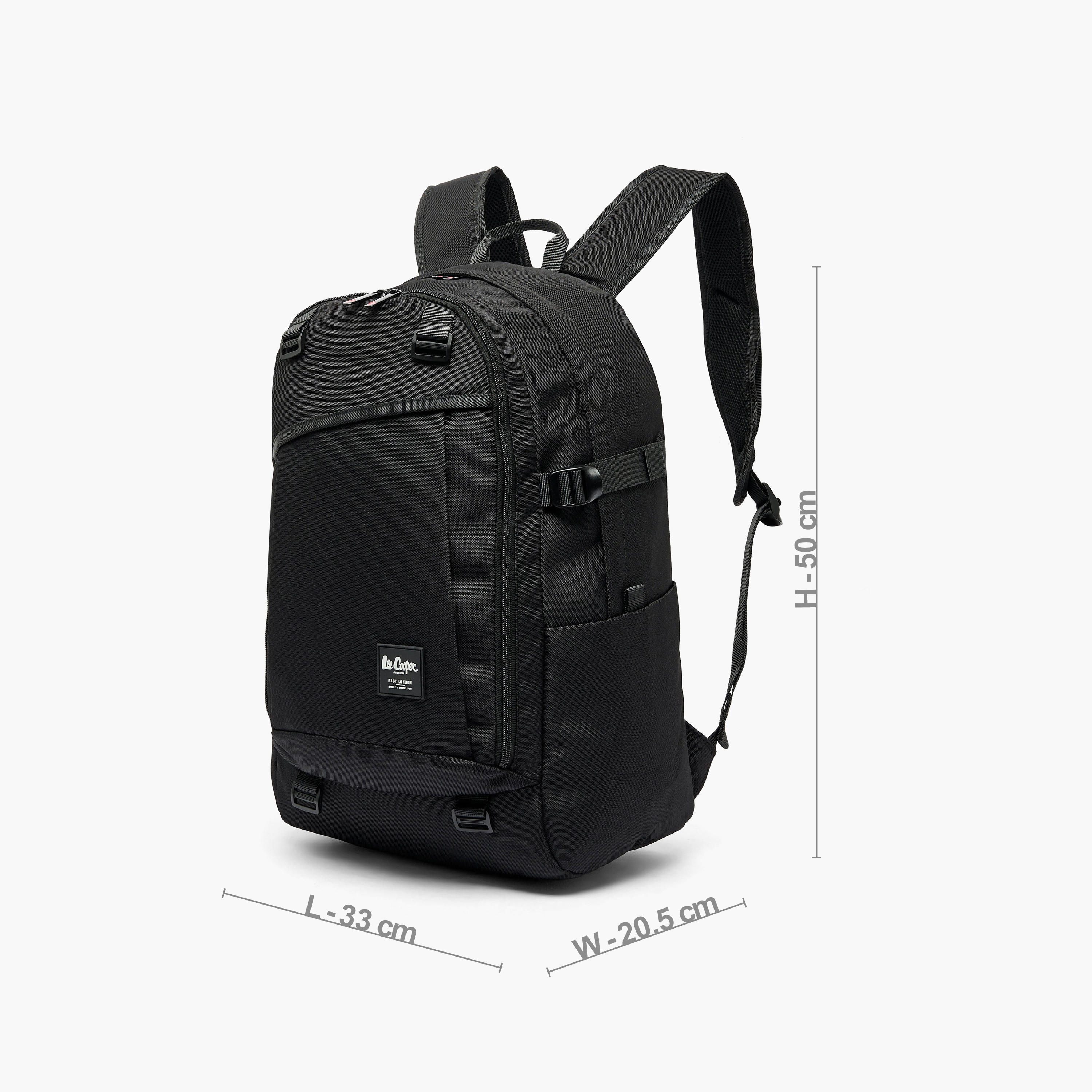 Lee Cooper Solid School Backpack for Kids 13 Years+ with Padded Shoulder Straps-boys-accessories-bagsandbackpacks-image-6