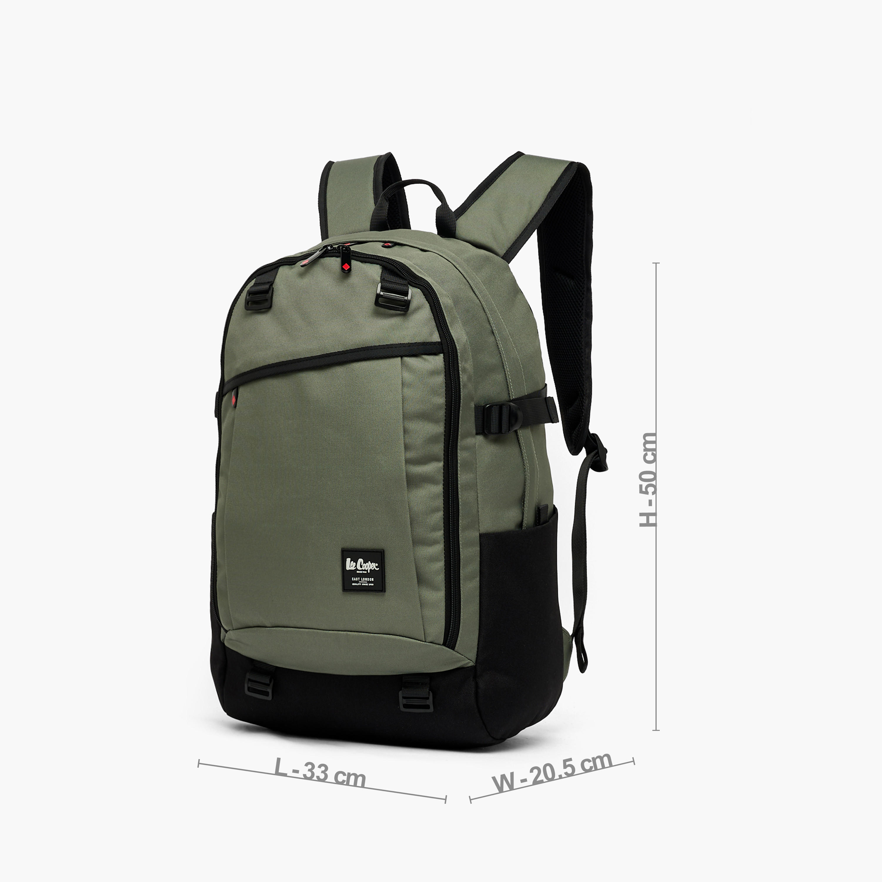 Lee Cooper Solid School Backpack for Kids 13 Years+ with Padded Shoulder Straps-boys-accessories-bagsandbackpacks-image-5