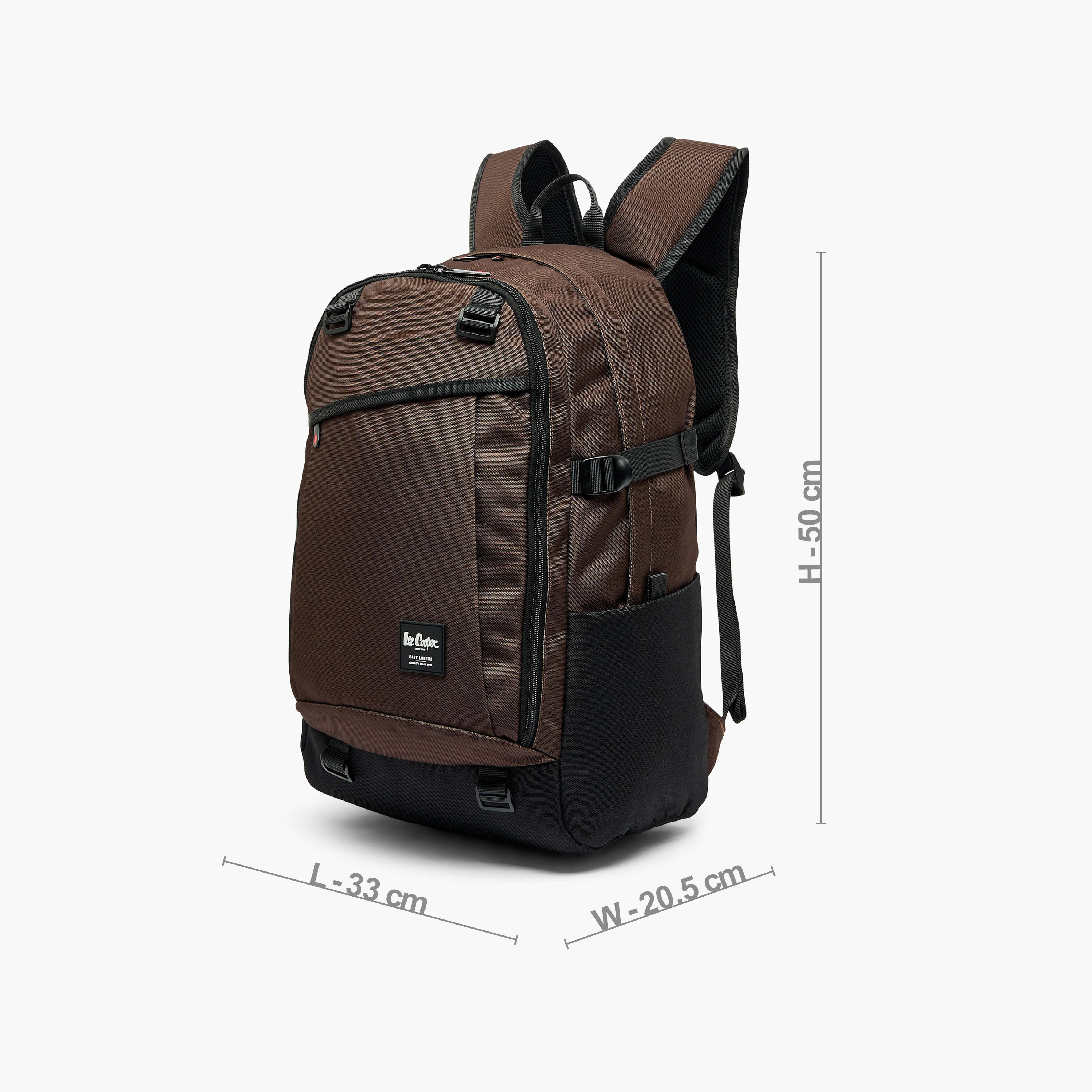 Lee Cooper Solid School Backpack for Kids 13 Years+ with Padded Shoulder Straps-boys-accessories-bagsandbackpacks-image-6