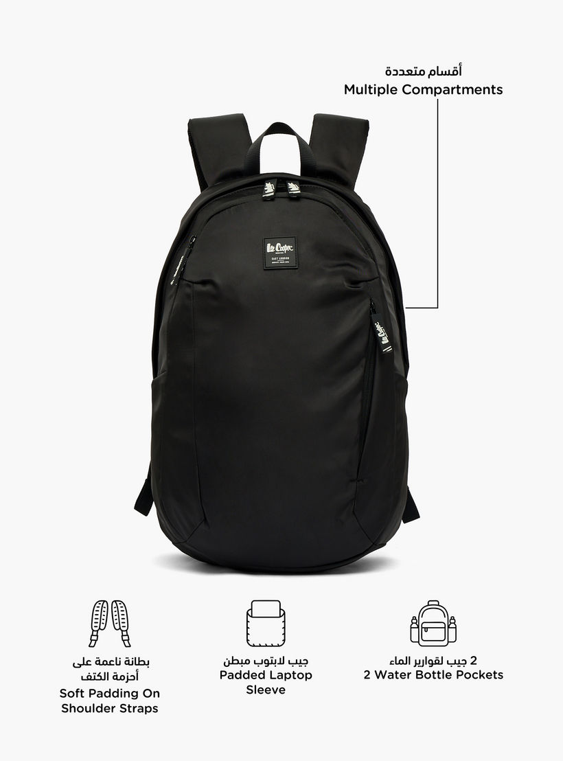Lee Cooper Solid Backpack for Kids 13 Years+ with Padded Shoulder Straps-boys-accessories-bagsandbackpacks-image-2