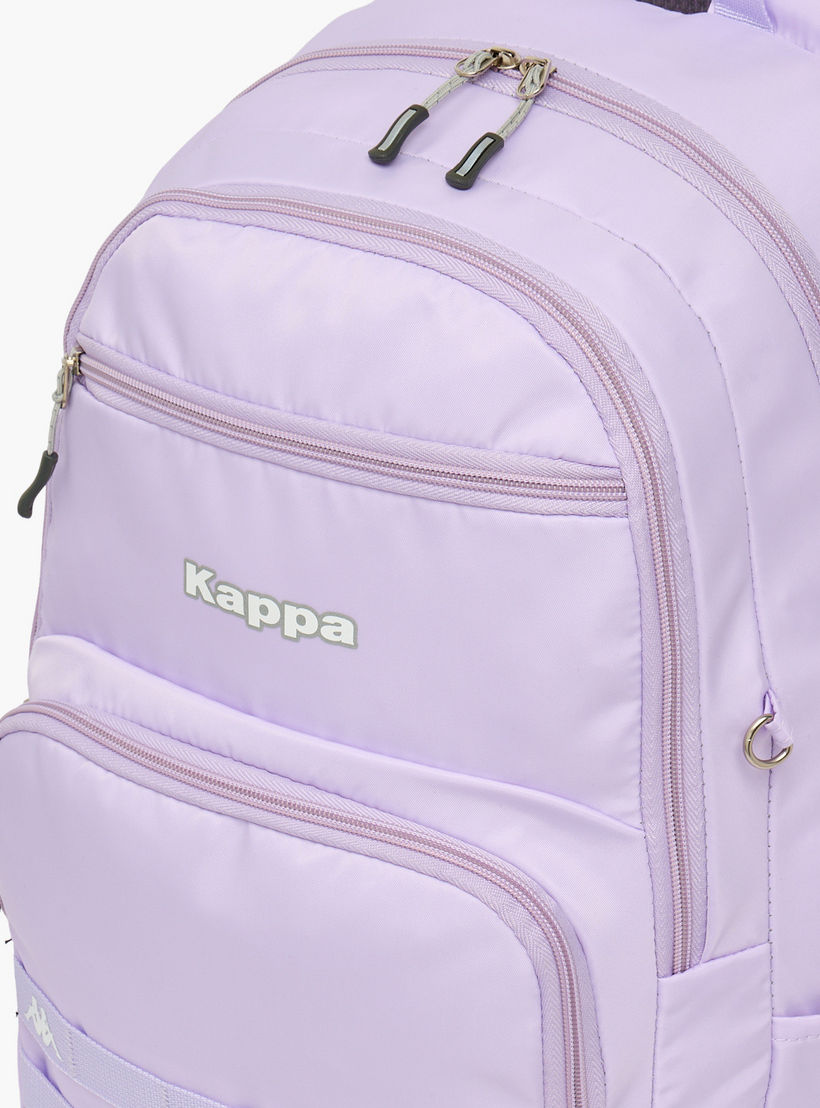 Kappa Logo Print 2-Piece School Backpack Set for Kids 13 Years+ with Detachable Pouch - 19 inches-school-bagsandbackpacks-backpacks-image-3