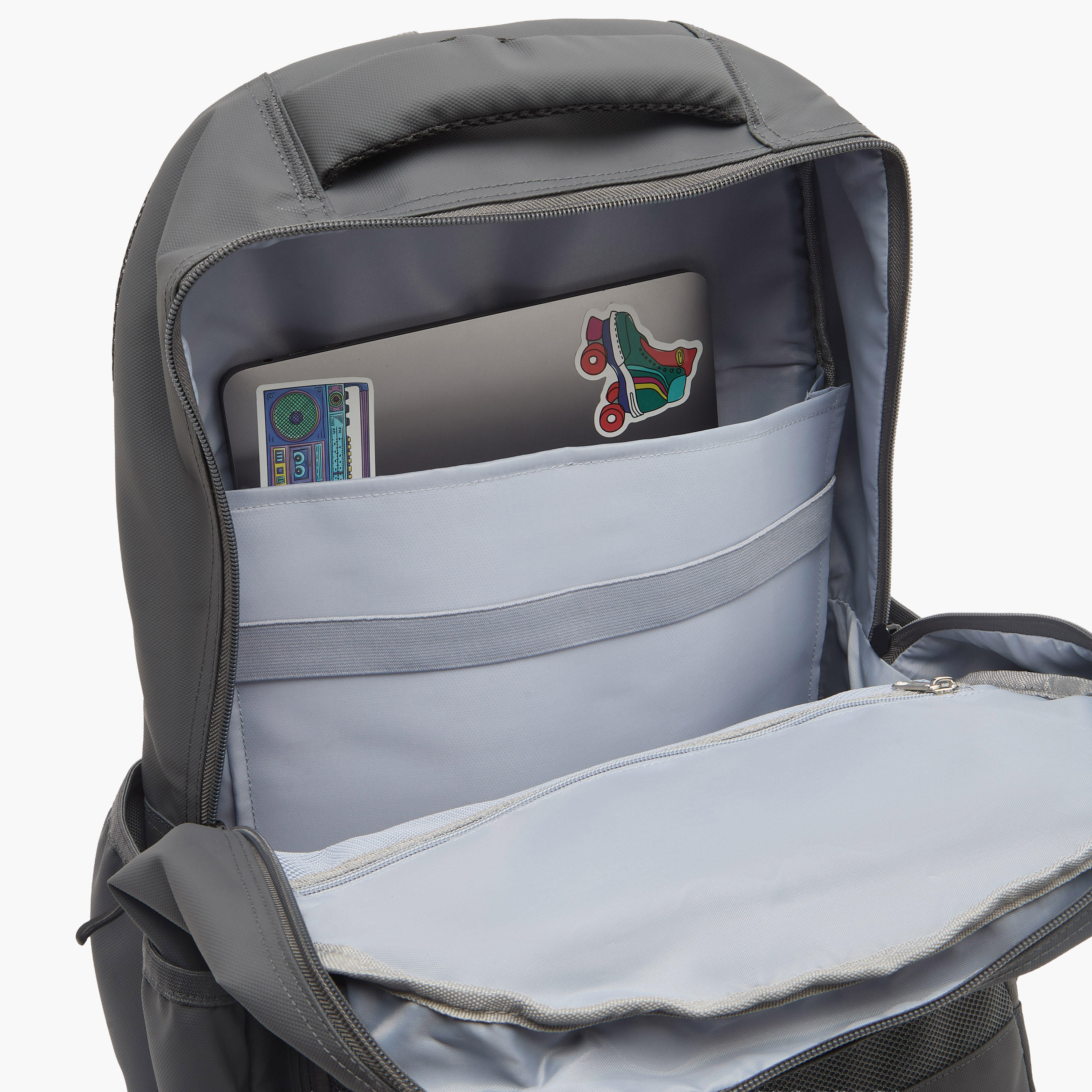 شنطة ظهر مدرسية سادة بأحزمة كتف مبطنة للأطفال بعمر 13 سنة فأكثر من كابا-boys-accessories-bagsandbackpacks-image-5