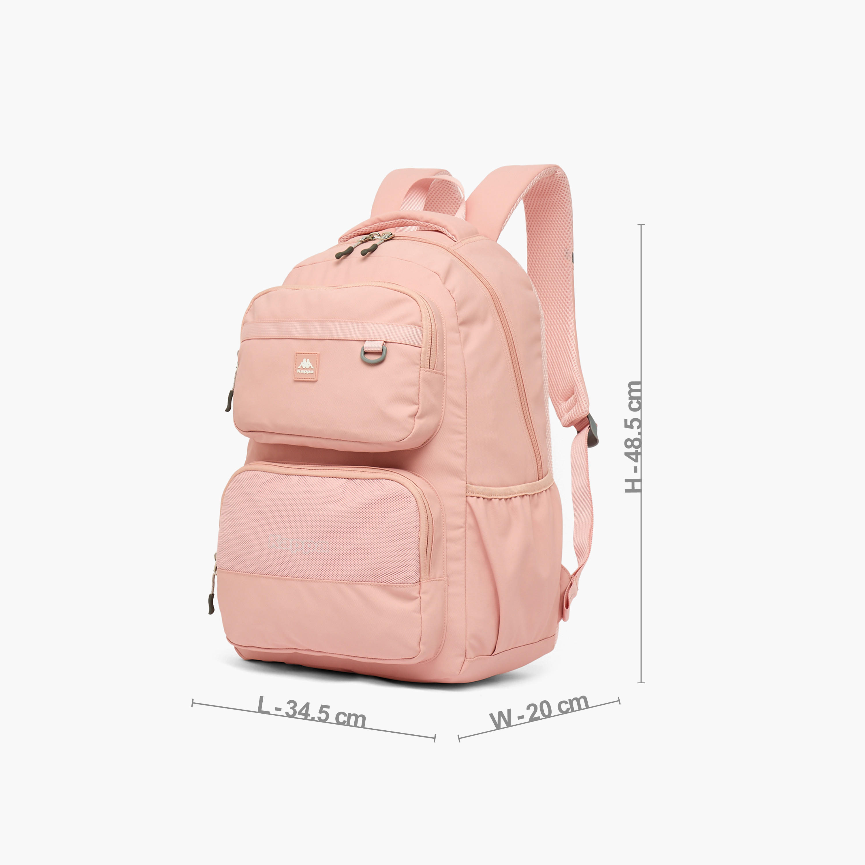 Kappa Solid School Backpack for Kids 13 Years+ with Padded Shoulder Straps-boys-accessories-bagsandbackpacks-image-5