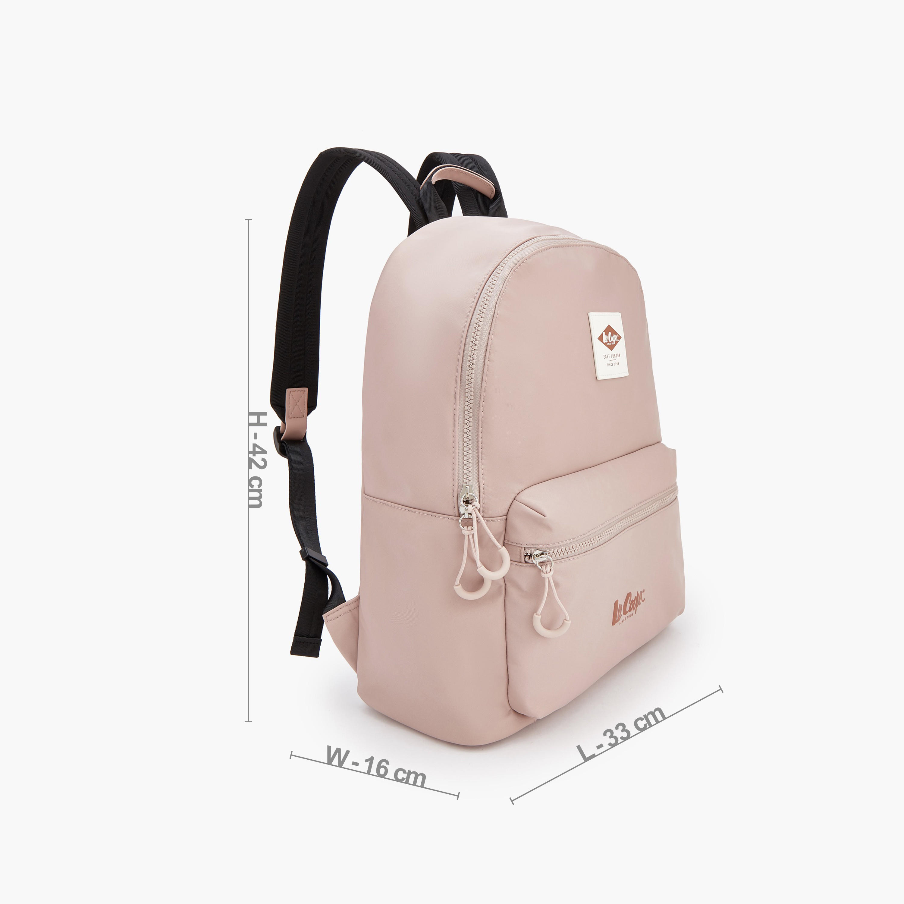 Lee Cooper Solid Backpack with Adjustable Shoulder Straps-school-bagsandbackpacks-backpacks-image-5