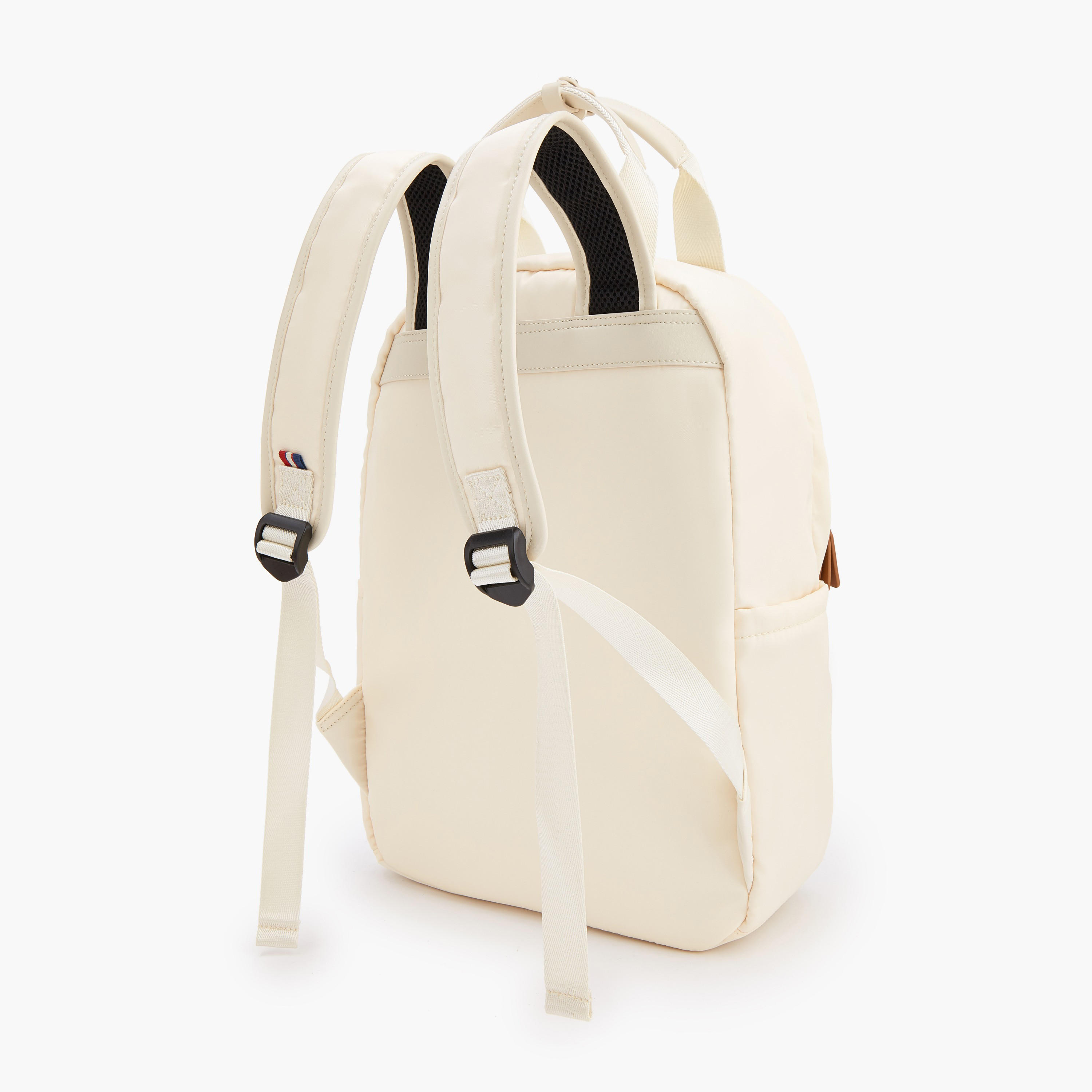 Lee Cooper Logo Print Backpack with Adjustable Shoulder Straps-women-bagsandwallets-backpacks-image-7