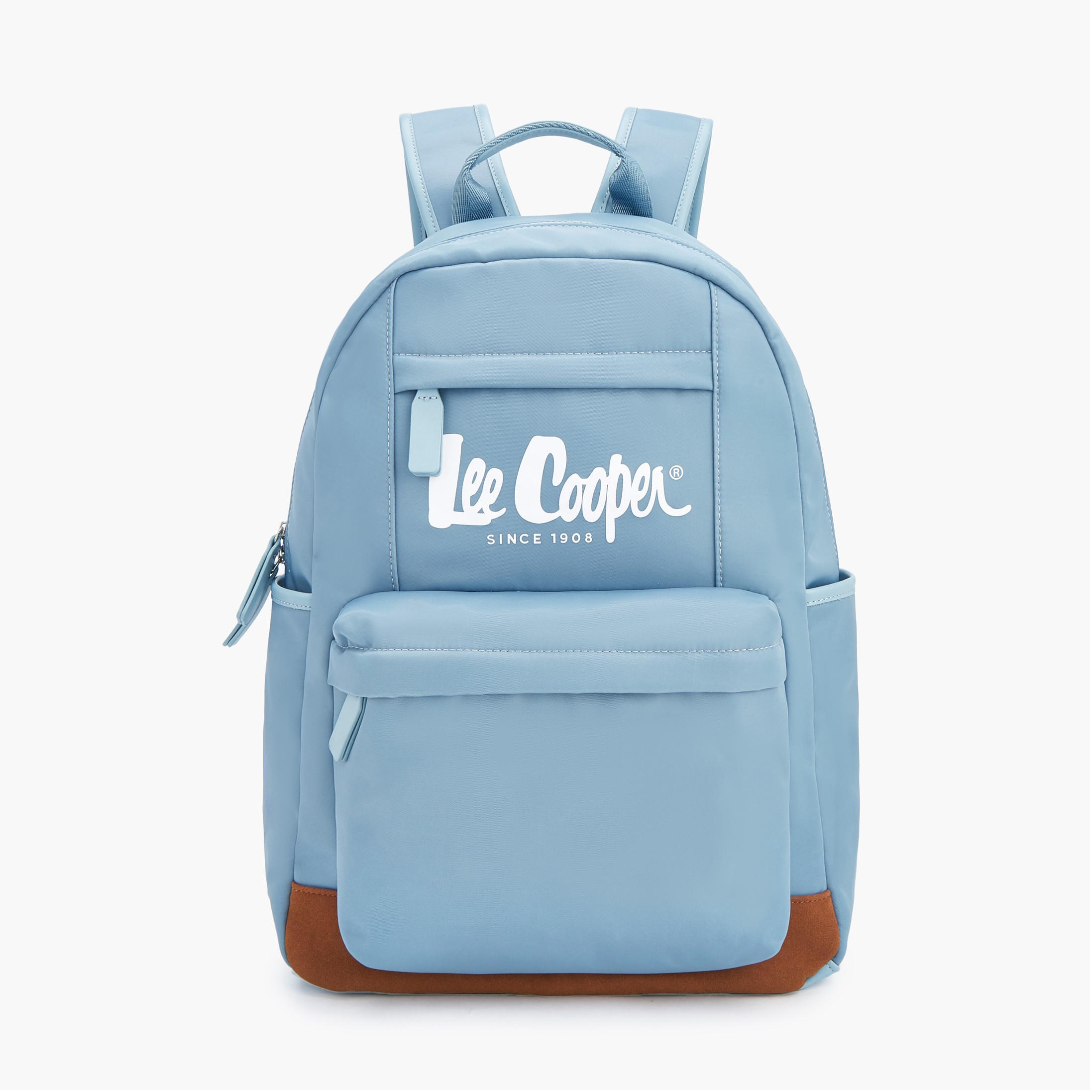 Lee Cooper Solid Backpack with Adjustable Shoulder Straps-women-bagsandwallets-backpacks-image-1