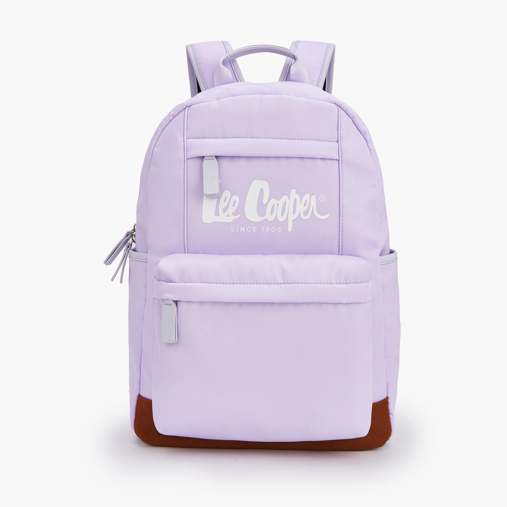 Lee Cooper Solid Backpack with Adjustable Shoulder Straps-women-bagsandwallets-backpacks-image-1