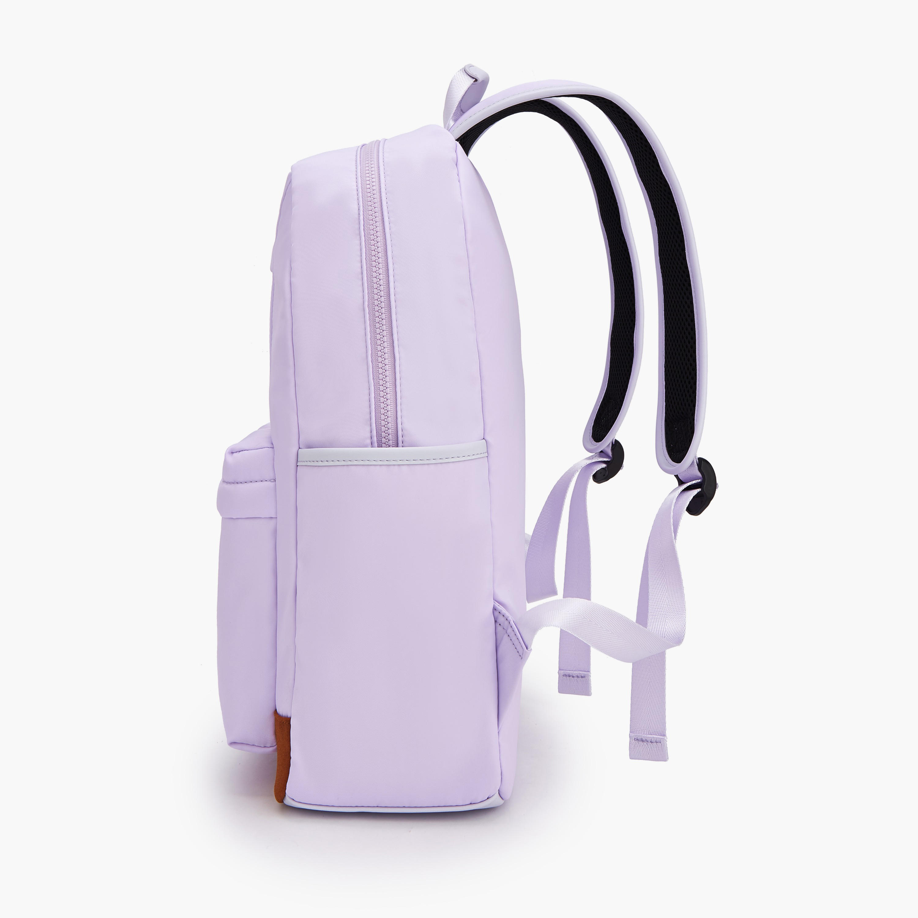 Lee Cooper Solid Backpack with Adjustable Shoulder Straps-women-bagsandwallets-backpacks-image-6