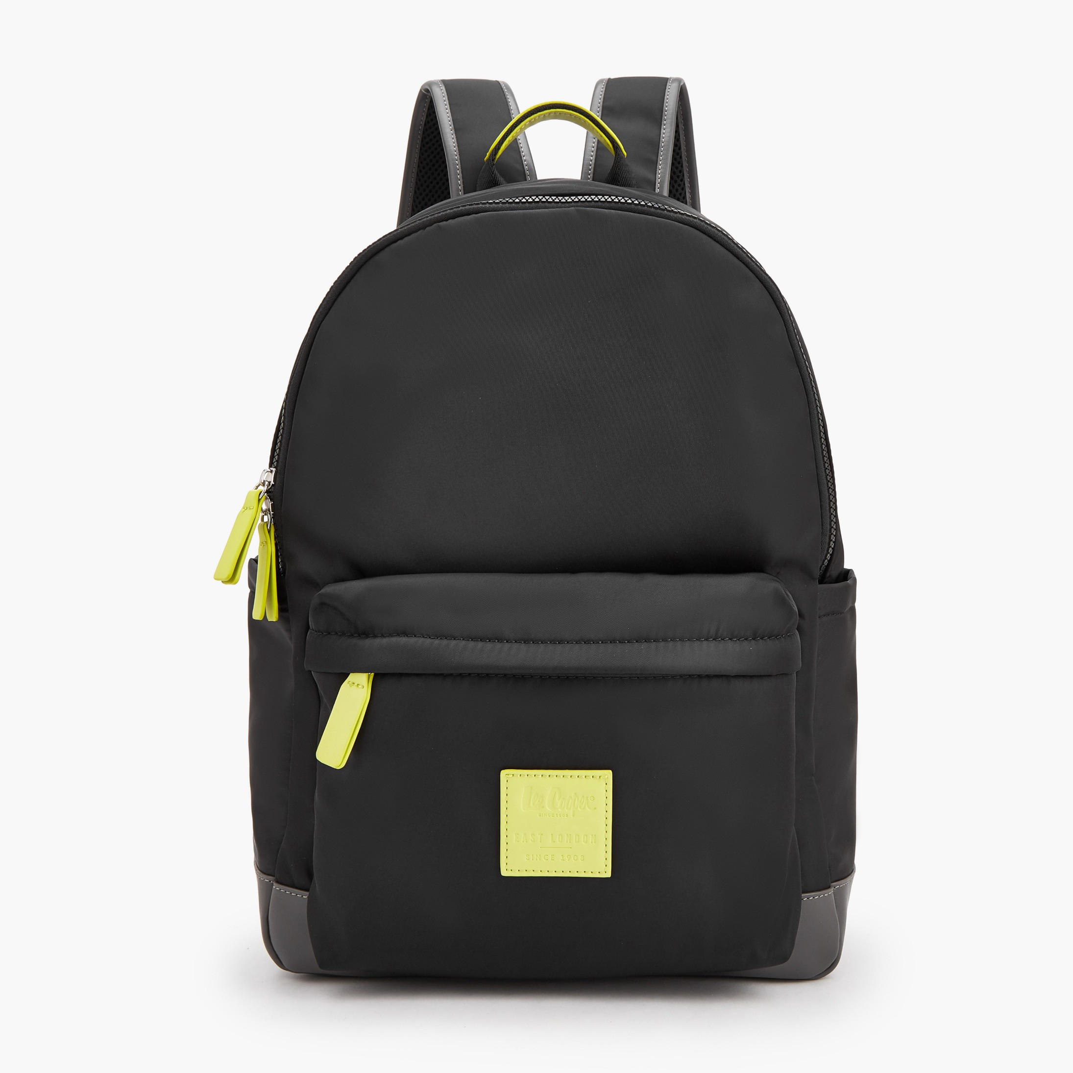 Lee Cooper Logo Applique Backpack with Zip Closure-school-bagsandbackpacks-backpacks-image-1