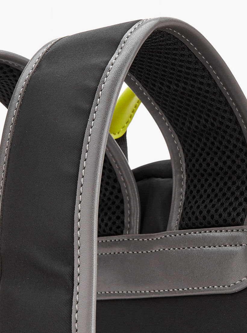 Lee Cooper Logo Applique Backpack with Zip Closure-school-bagsandbackpacks-backpacks-image-4