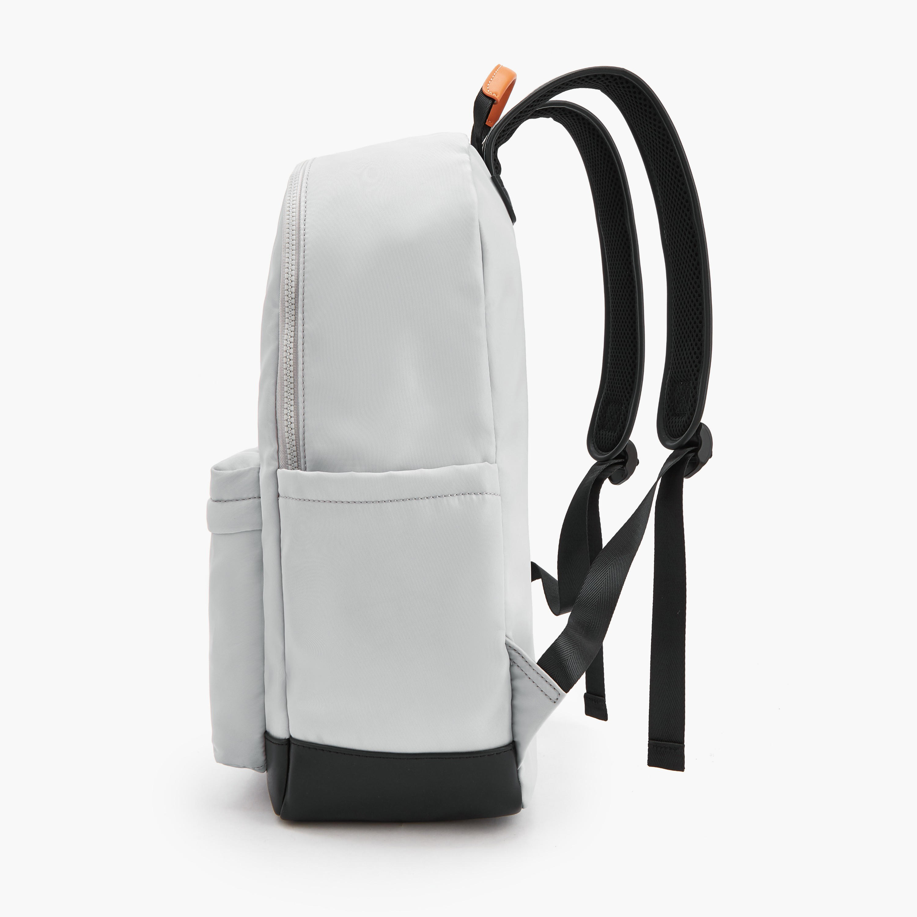 Lee Cooper Logo Applique Backpack with Zip Closure-school-bagsandbackpacks-backpacks-image-6
