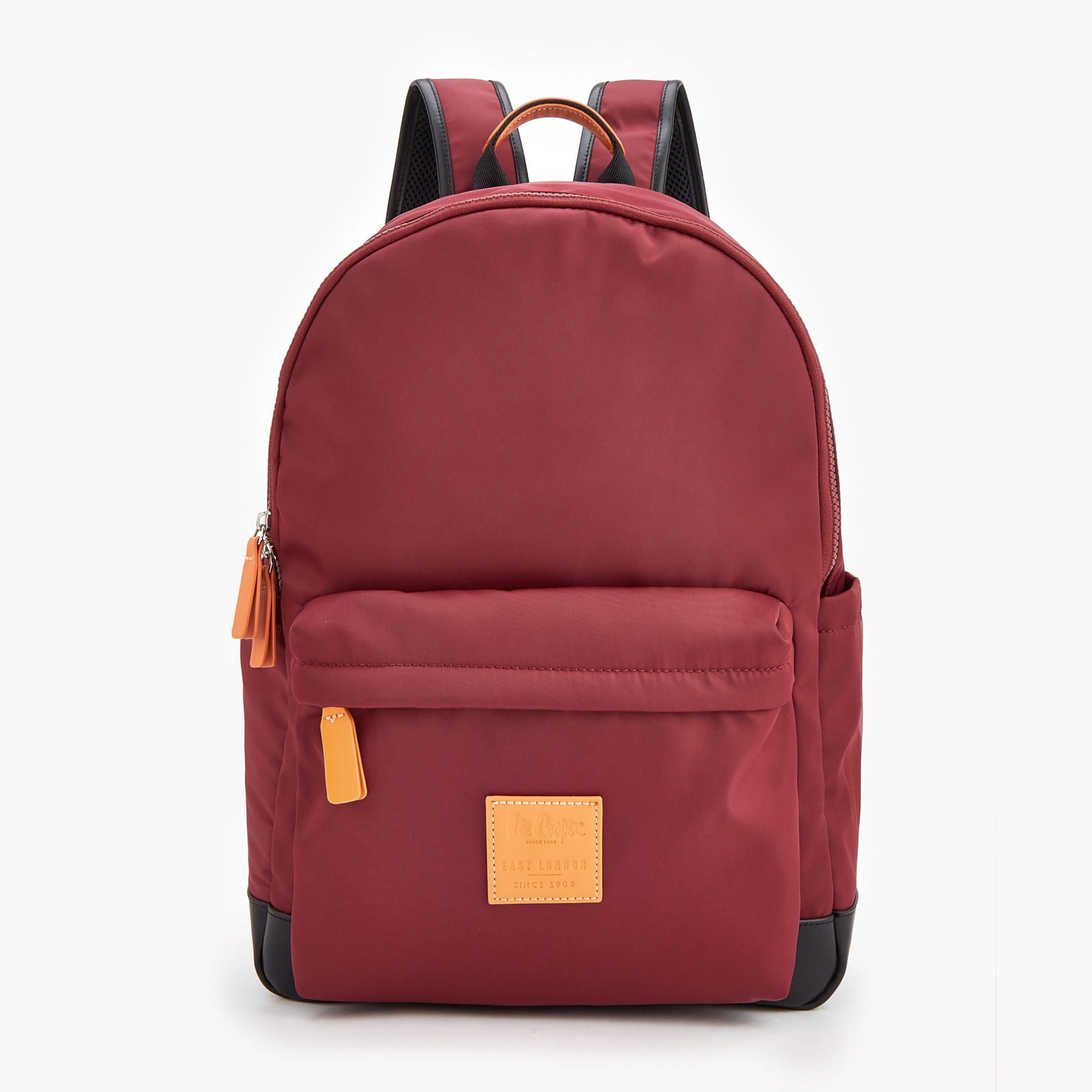 Lee Cooper Logo Applique Backpack with Zip Closure-school-bagsandbackpacks-backpacks-image-1
