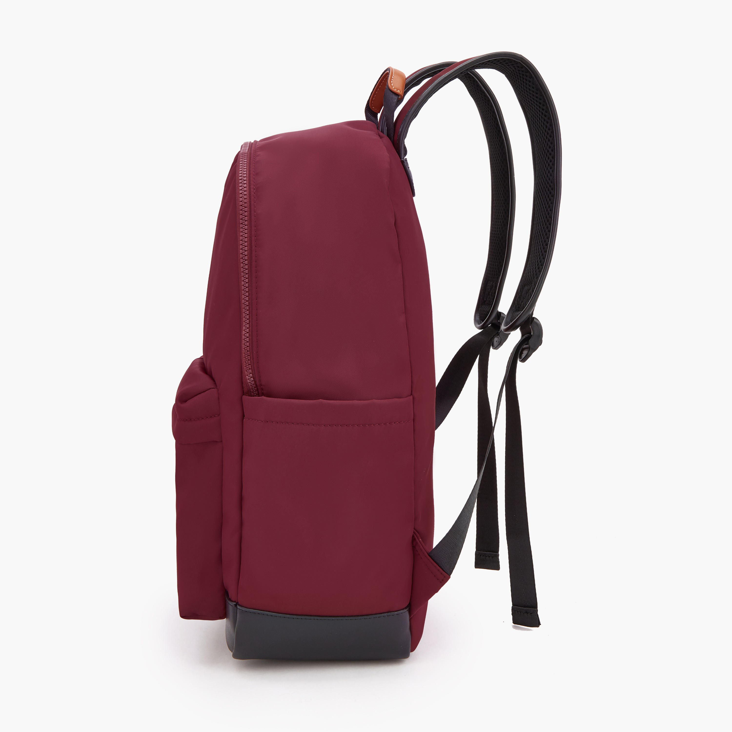 Lee Cooper Logo Applique Backpack with Zip Closure-school-bagsandbackpacks-backpacks-image-6