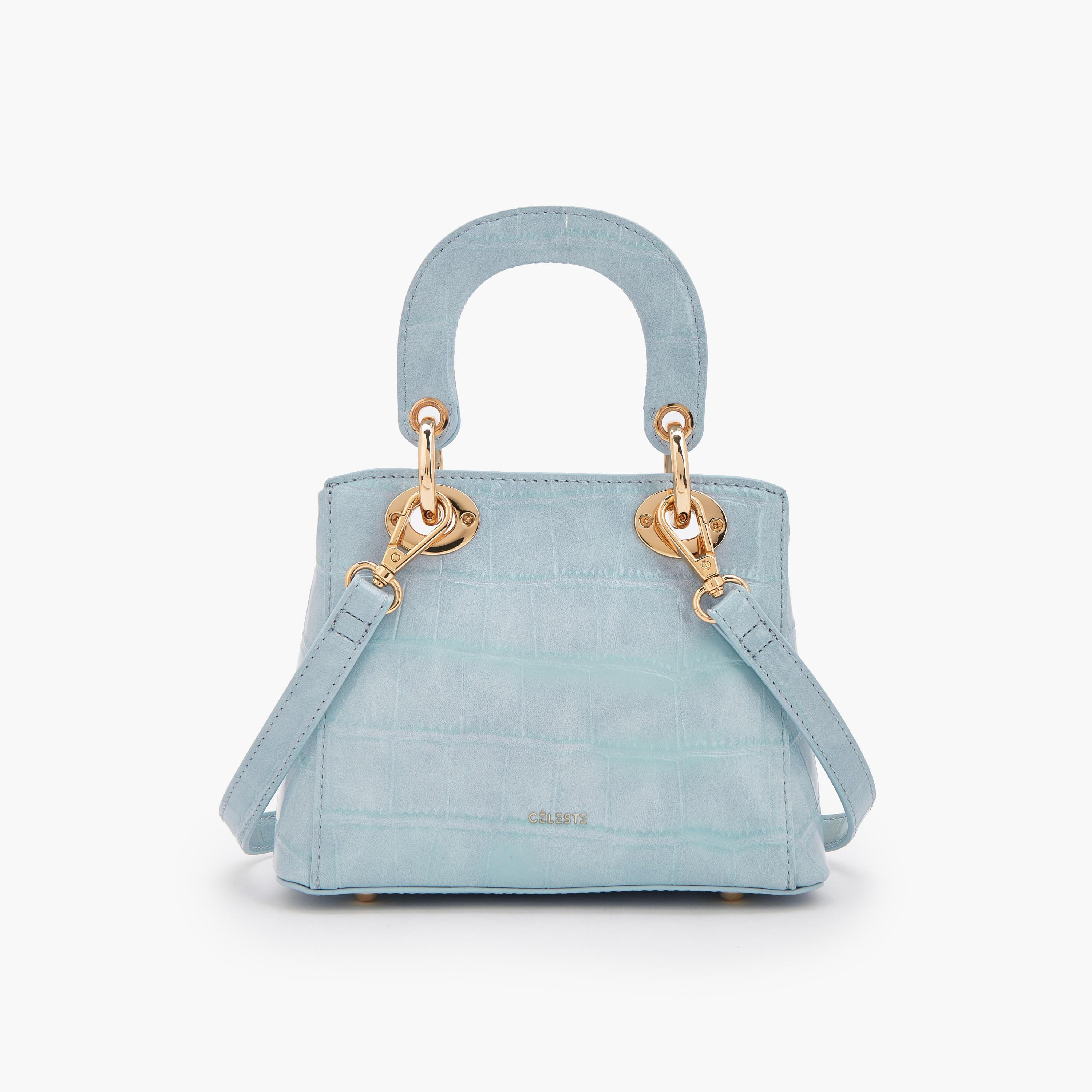 شنطة كروس بودي بزينة فيونكة ومقبض علوي من سيليست-women-bagsandwallets-handbags-image-5