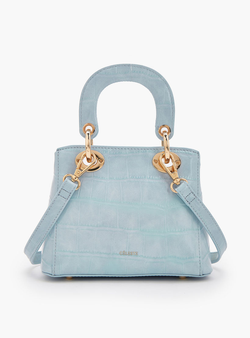 شنطة كروس بودي بزينة فيونكة ومقبض علوي من سيليست-women-bagsandwallets-handbags-image-5