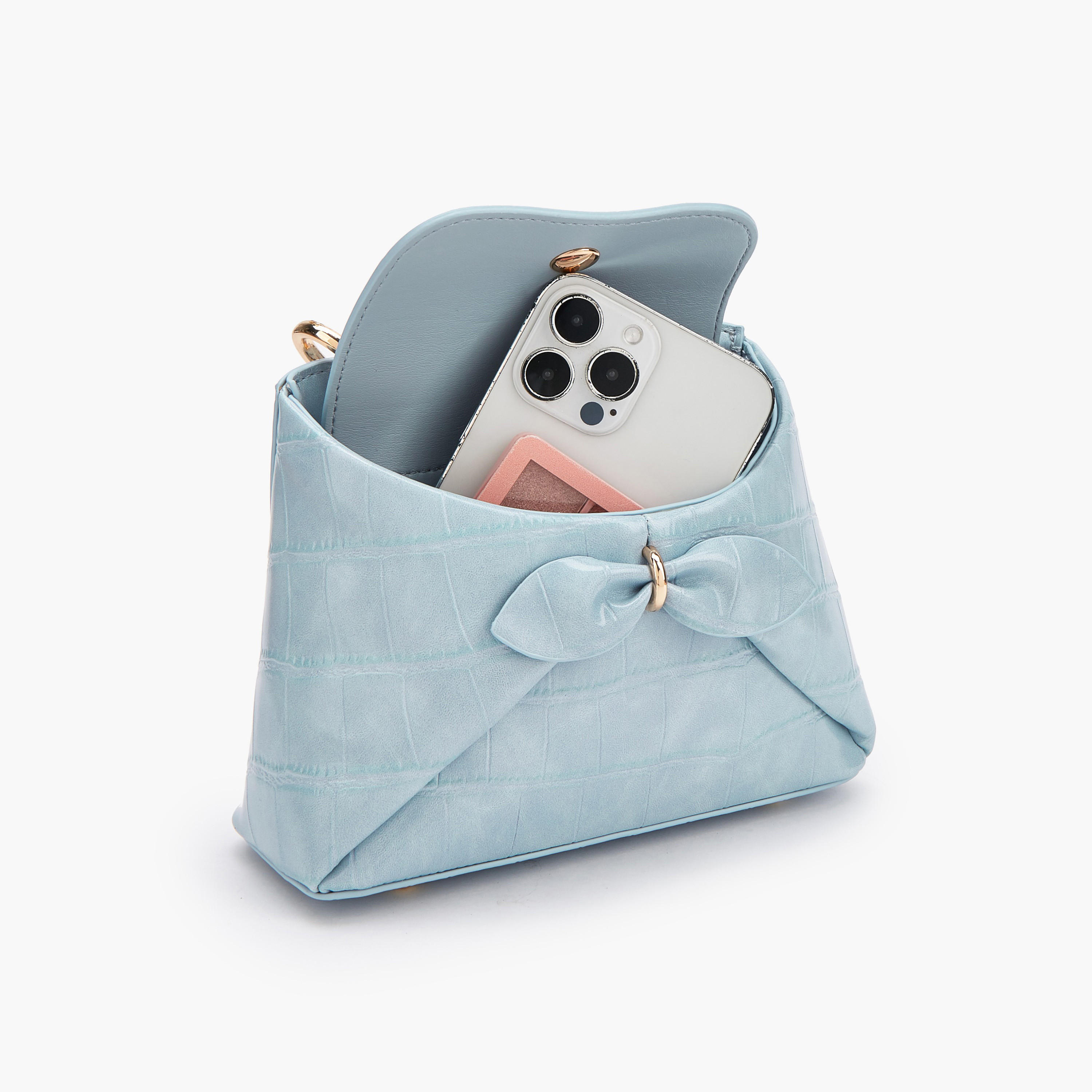 شنطة كروس بودي بزينة فيونكة ومقبض علوي من سيليست-women-bagsandwallets-handbags-image-7