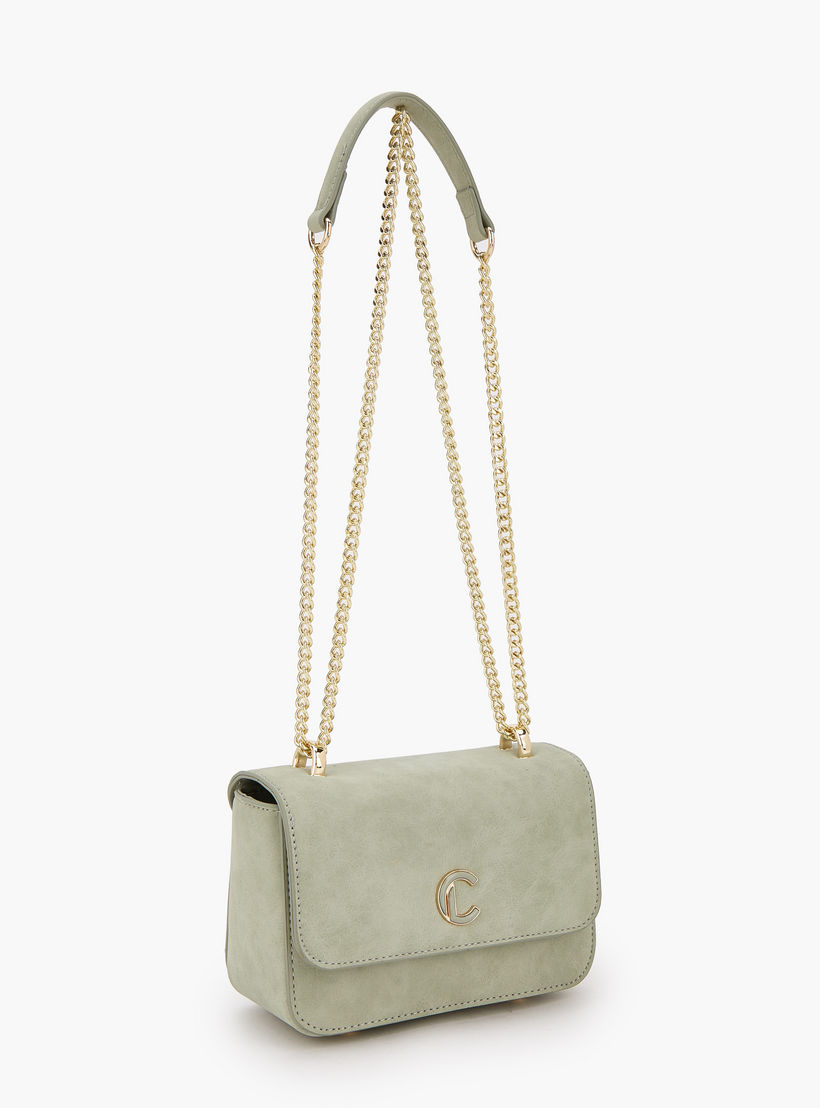 Le Confort Textured Crossbody Bag with Flap Closure-women-bagsandwallets-handbags-image-3