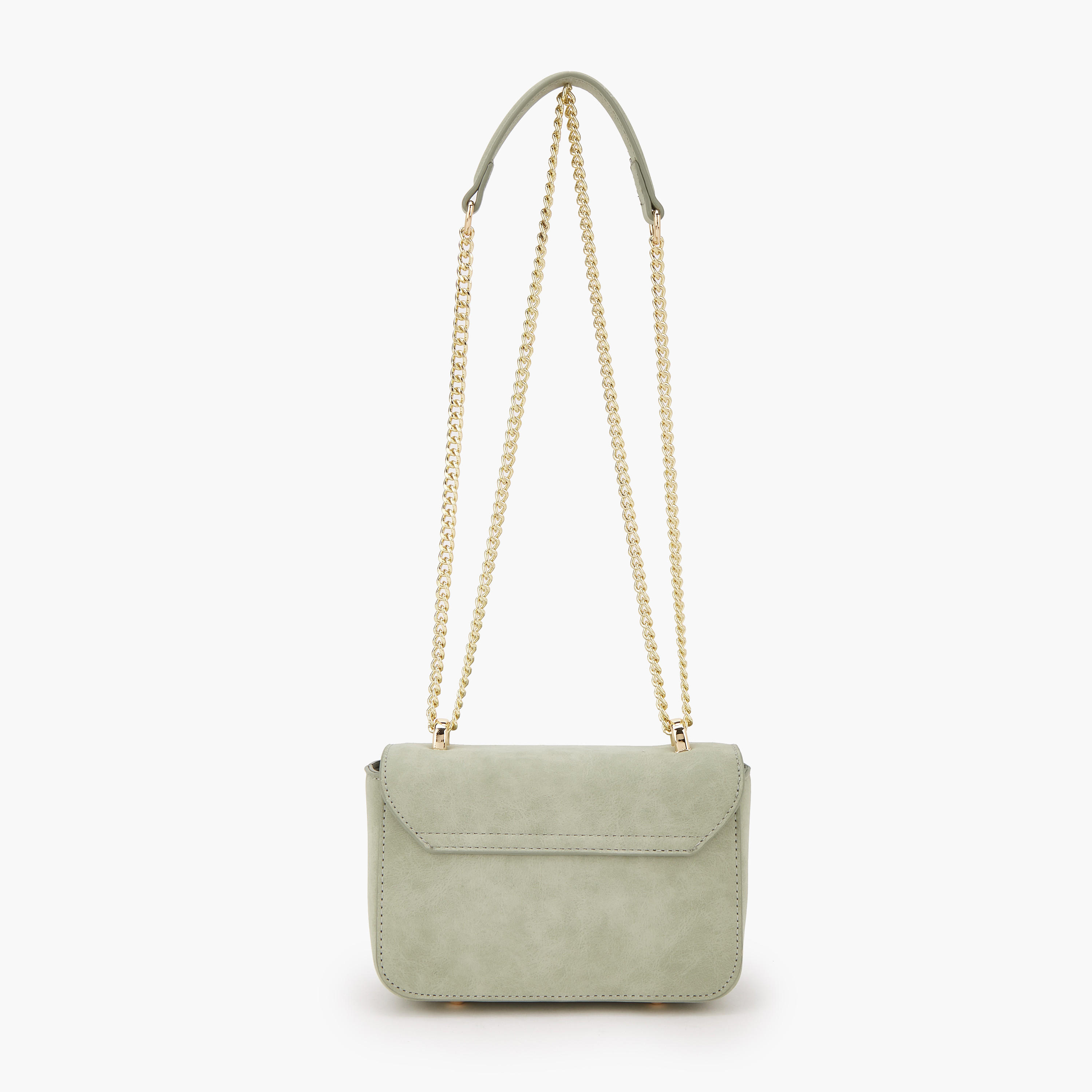 Le Confort Textured Crossbody Bag with Flap Closure-women-bagsandwallets-handbags-image-5
