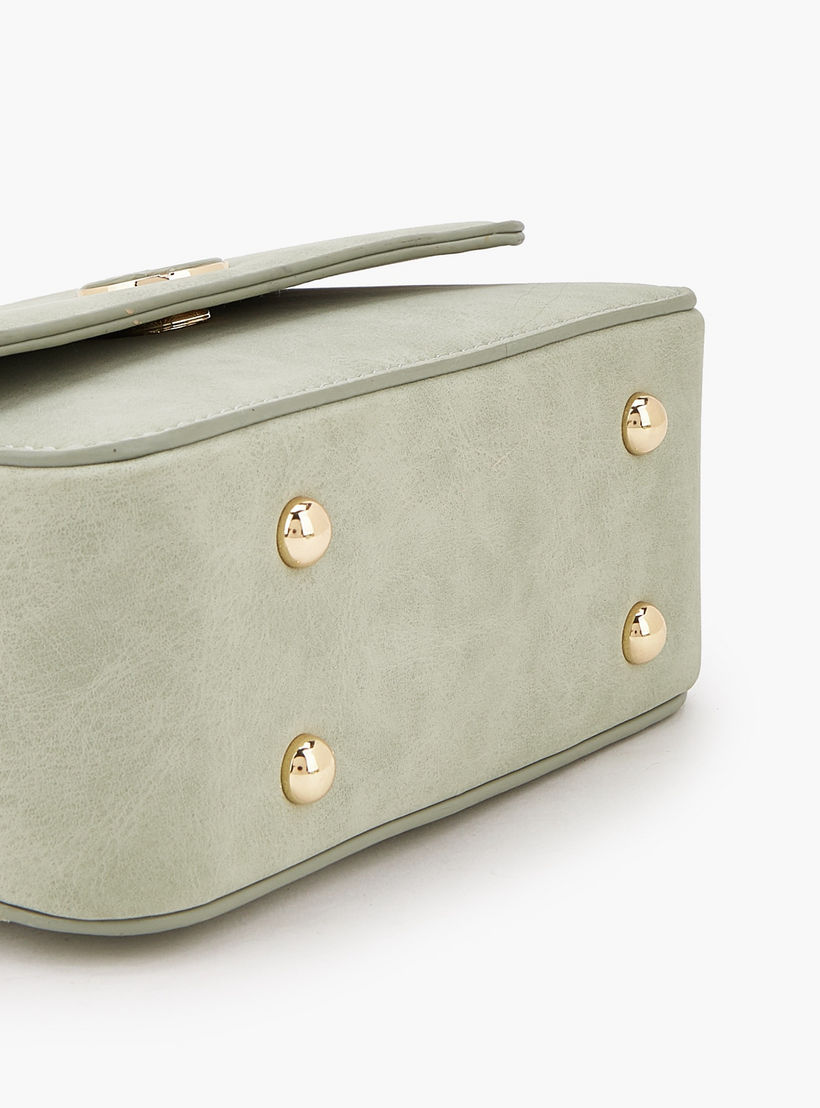 Le Confort Textured Crossbody Bag with Flap Closure-women-bagsandwallets-handbags-image-6