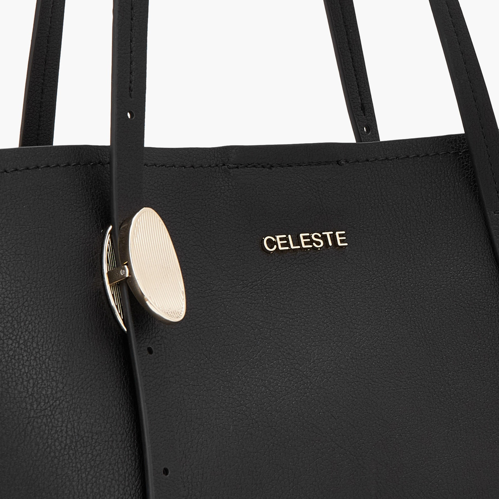 Celeste Textured Tote Bag with Button Closure-women-bagsandwallets-handbags-image-3