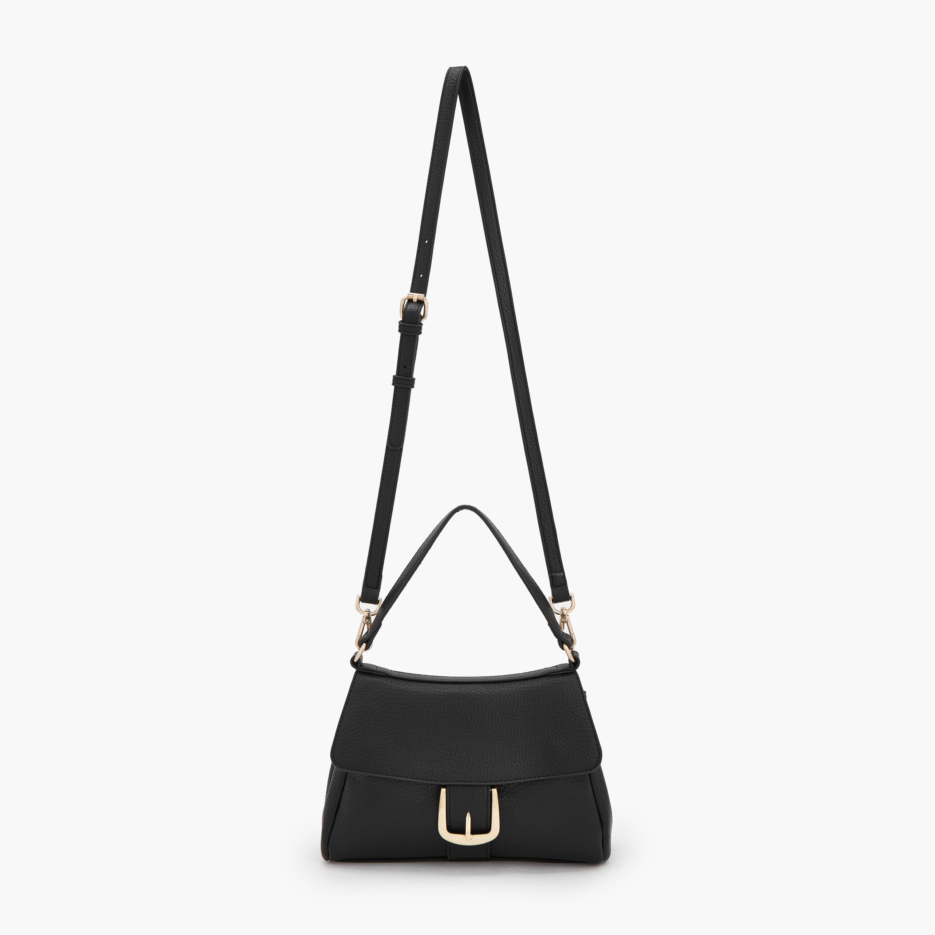 Celeste Textured Crossbody Bag with Button Closure-women-bagsandwallets-handbags-image-2