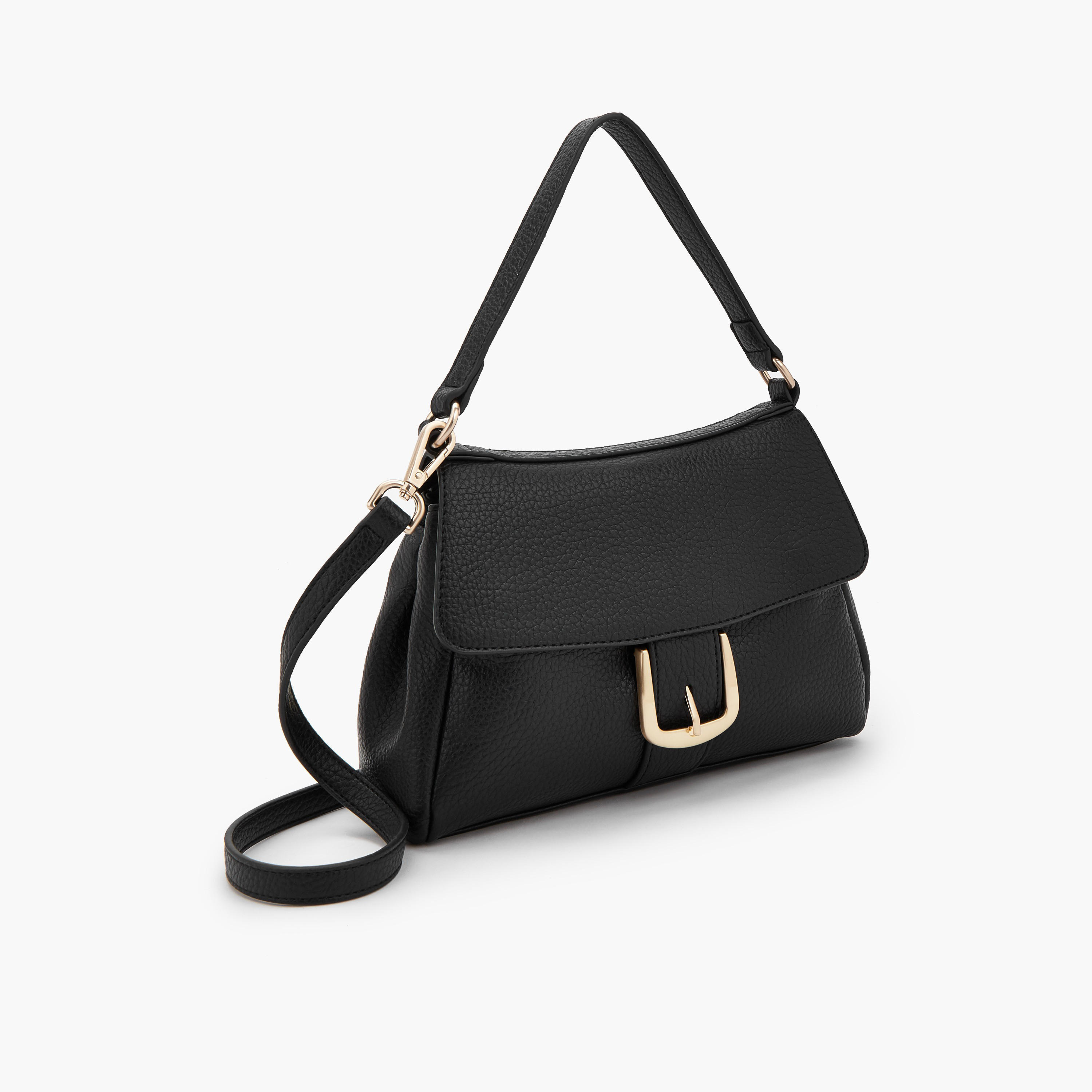 Celeste Textured Crossbody Bag with Button Closure-women-bagsandwallets-handbags-image-3