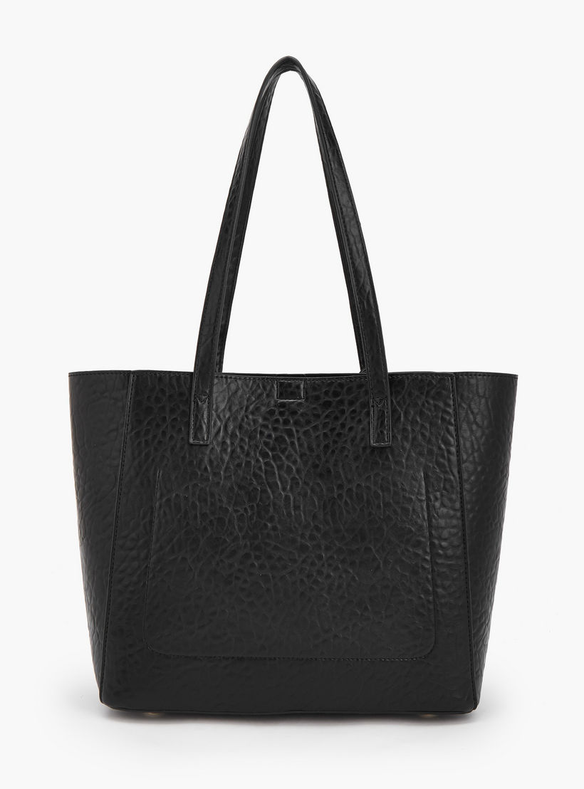 Celeste Textured Tote Bag with Pouch-women-bagsandwallets-handbags-image-6